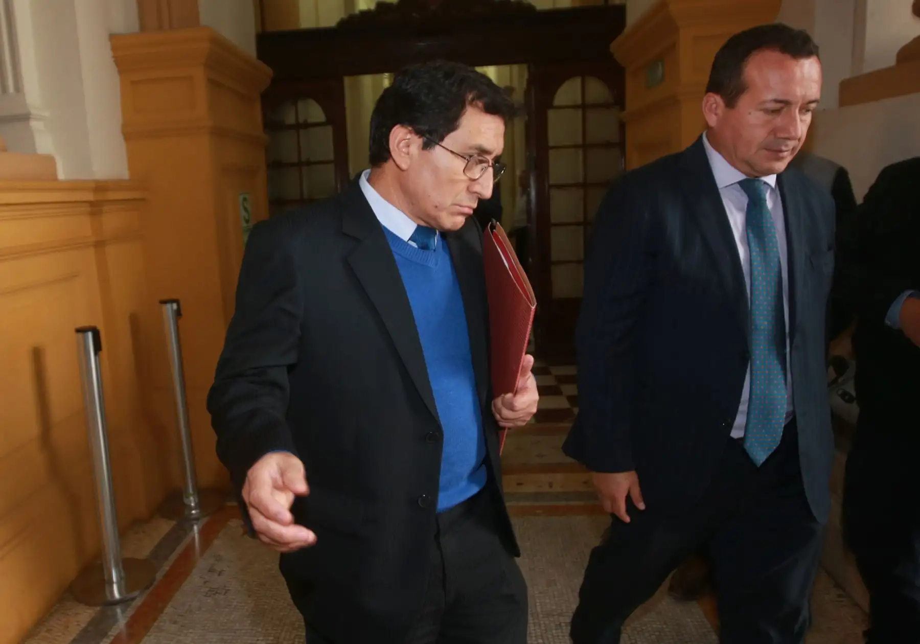 Serapio Roque Huamancóndor, juez del primer juzgado de investigación preparatoria del Callao,se presento a la  Comisión de Fiscalización del Congreso de la República; declara sobre el caso de los audios de los magistrados del CNM. Foto: ANDINA/Jhony Laurente