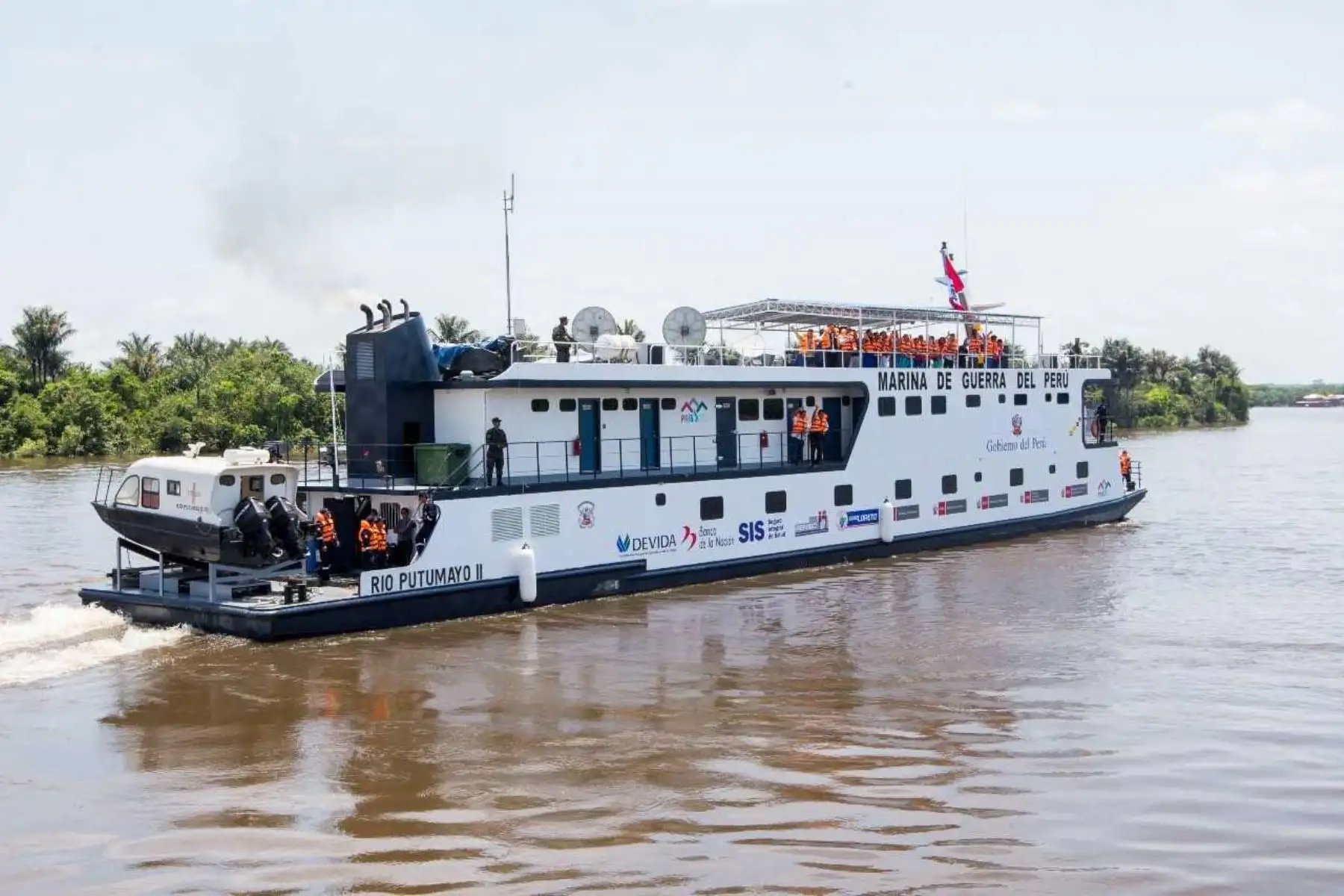 El Ministerio de Desarrollo e Inclusión Social (Midis) a través de las PIAS y los Buques de Armada Peruana que forman parte del Programa Nacional PAIS, realizó más de 100,000 atenciones de calidad, las cuales acercaron los servicios y programas sociales del Estado a compatriotas de las comunidades más alejadas de Loreto, Ucayali y Puno. ANDINA/Difusión