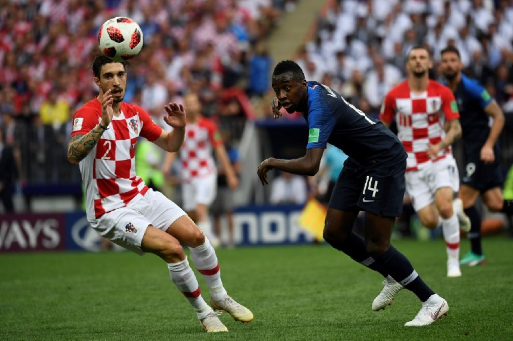 Francia y Croacia juegan la final del Mundial de Rusia 2018 en Estadio Luzhniki de Moscú