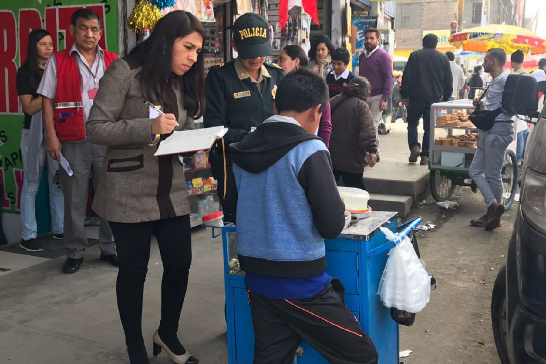 Operativo de la Fiscalía Lima Sur para proteger a menores de edad. Foto: Andina/Difusión