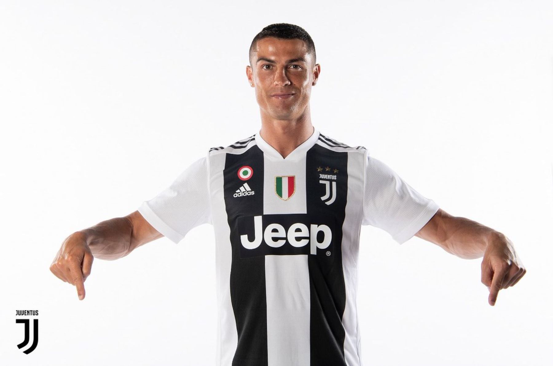Ronaldo fue presentado como jugador de la Juventus (foto: Twitter juventus FC)