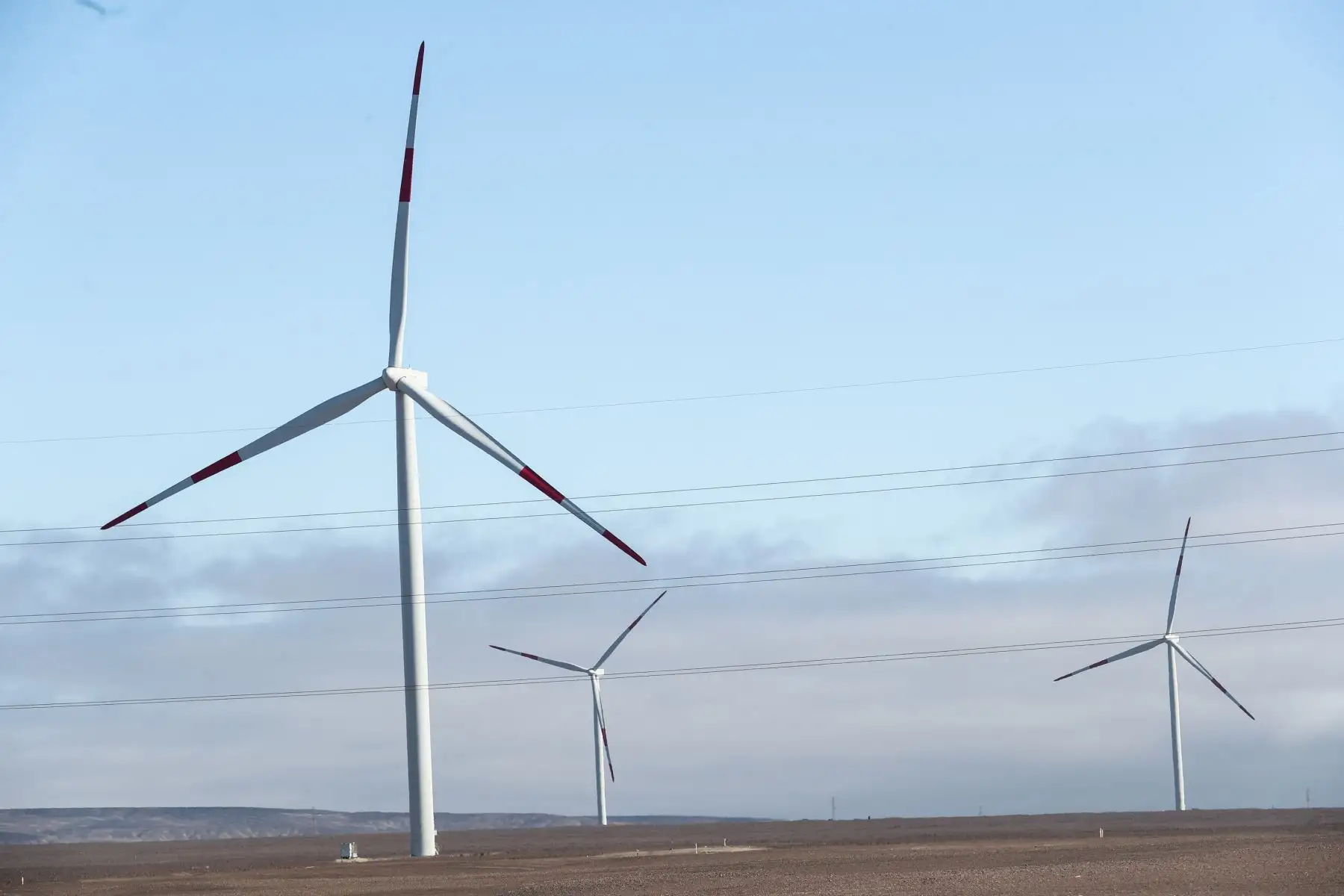 inauguran en Marcona (Ica) el parque eólico más grande del Perú, capaz de generar energía equivalente al consumo de 482,000 familias. Foto: ANDINA/MINEM