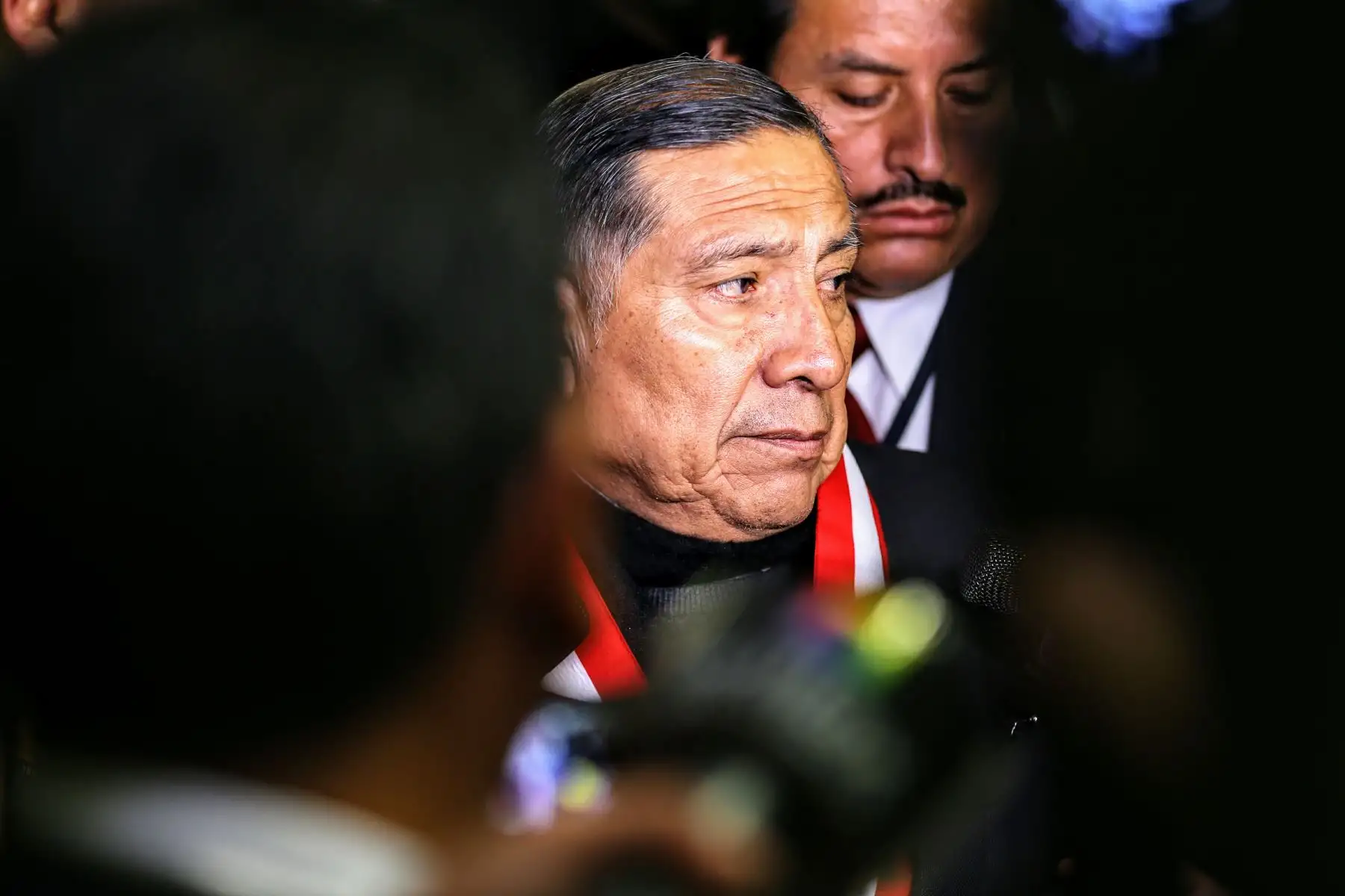 Consejero Baltazar Morales del Consejo Nacional de la Magistratura, ofrecen conferencia de prensa en su sede ubicada en Paseo de la República. Foto: ANDINA/Luis Iparraguirre