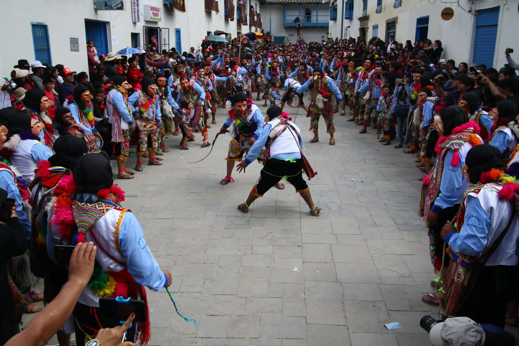 Así vivió Paucartambo, en Cusco, la fiesta en honor de la Virgen Del Carmen. ANDINA/Percy Hurtado