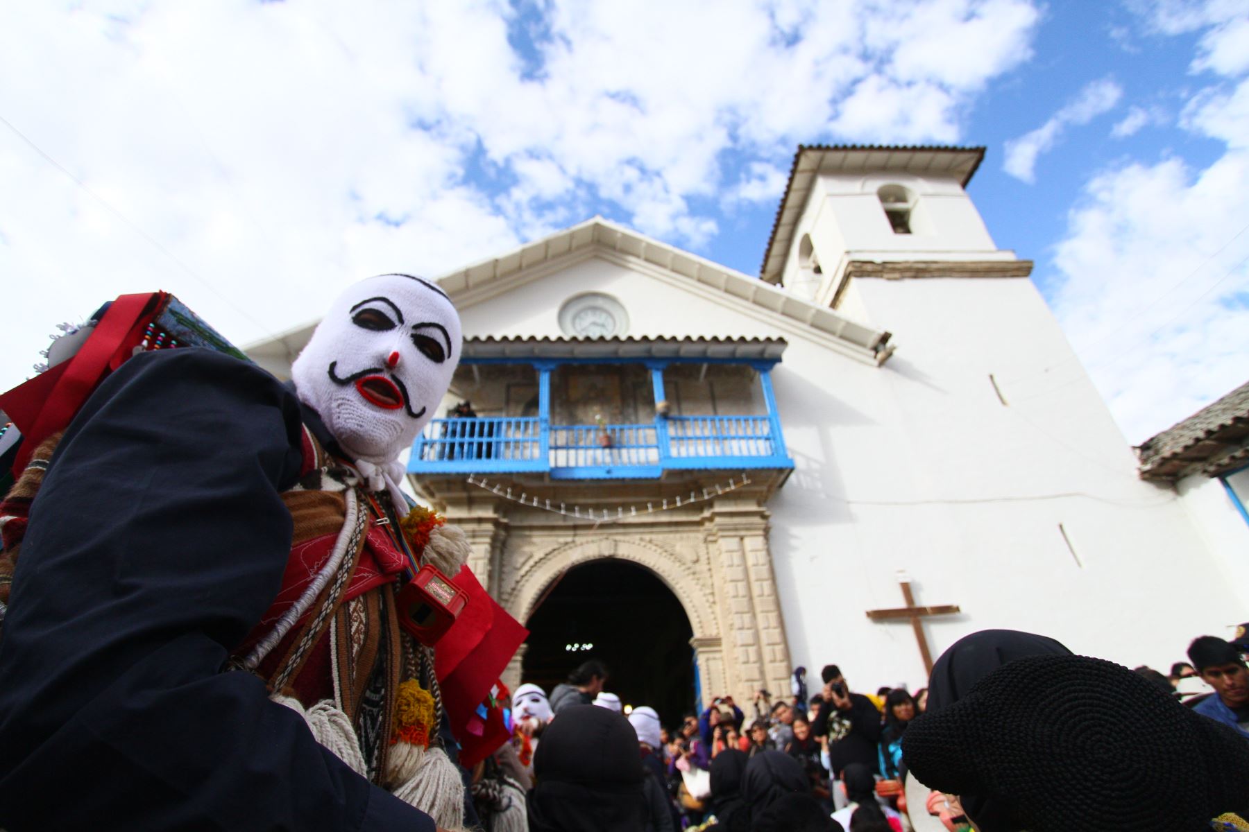 Así vivió Paucartambo, en Cusco, la fiesta en honor de la Virgen Del Carmen. ANDINA/Percy Hurtado