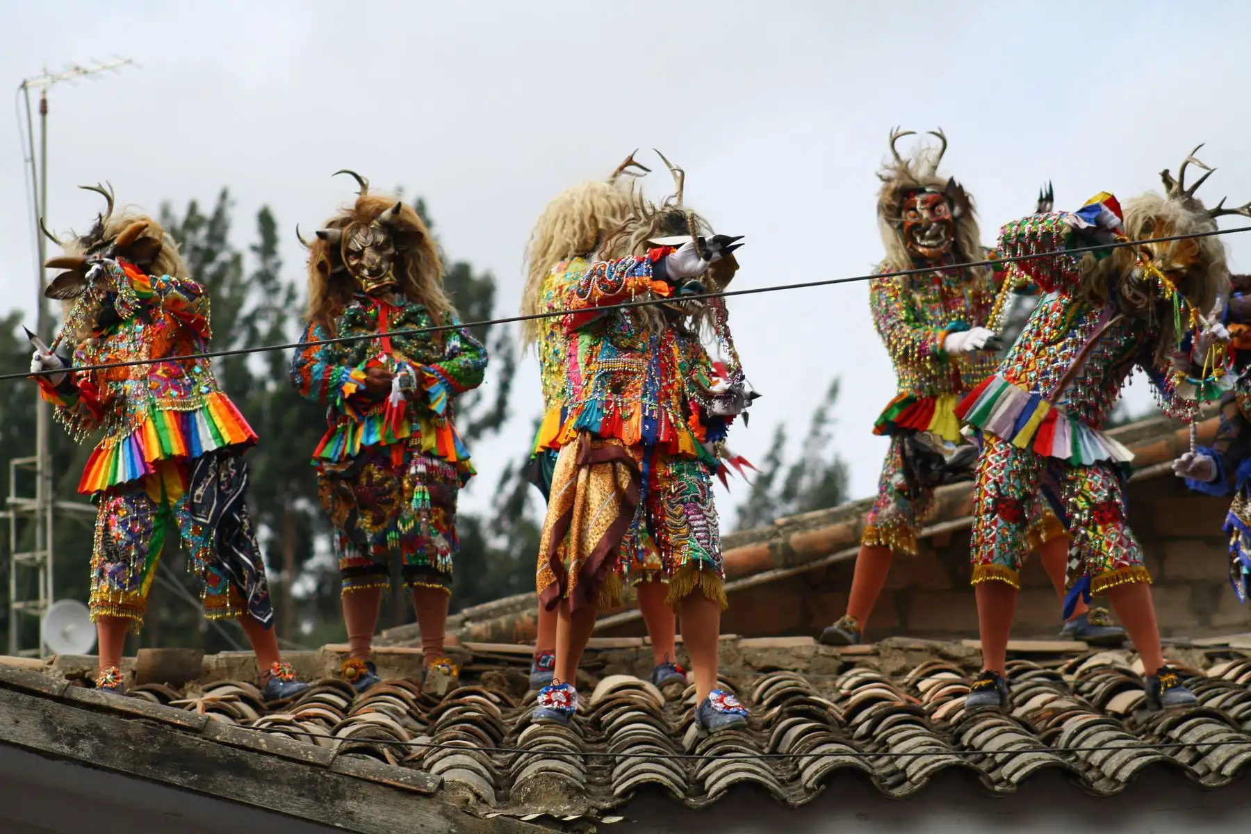 Así vivió Paucartambo, en Cusco, la fiesta en honor de la Virgen Del Carmen. ANDINA/Percy Hurtado