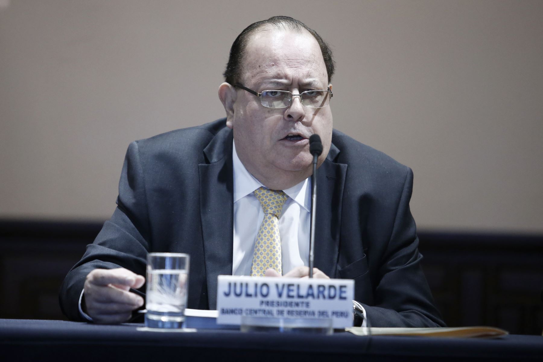Julio Velarde, presidente del Banco Central de Reserva (BCR). Foto: ANDINA/Melina Mejía.