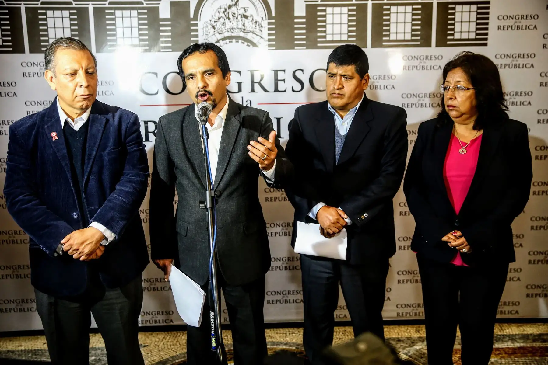 Presentan acusación constitucional contra congresista Héctor Becerril. Foto: ANDINA/Luis Iparraguirre