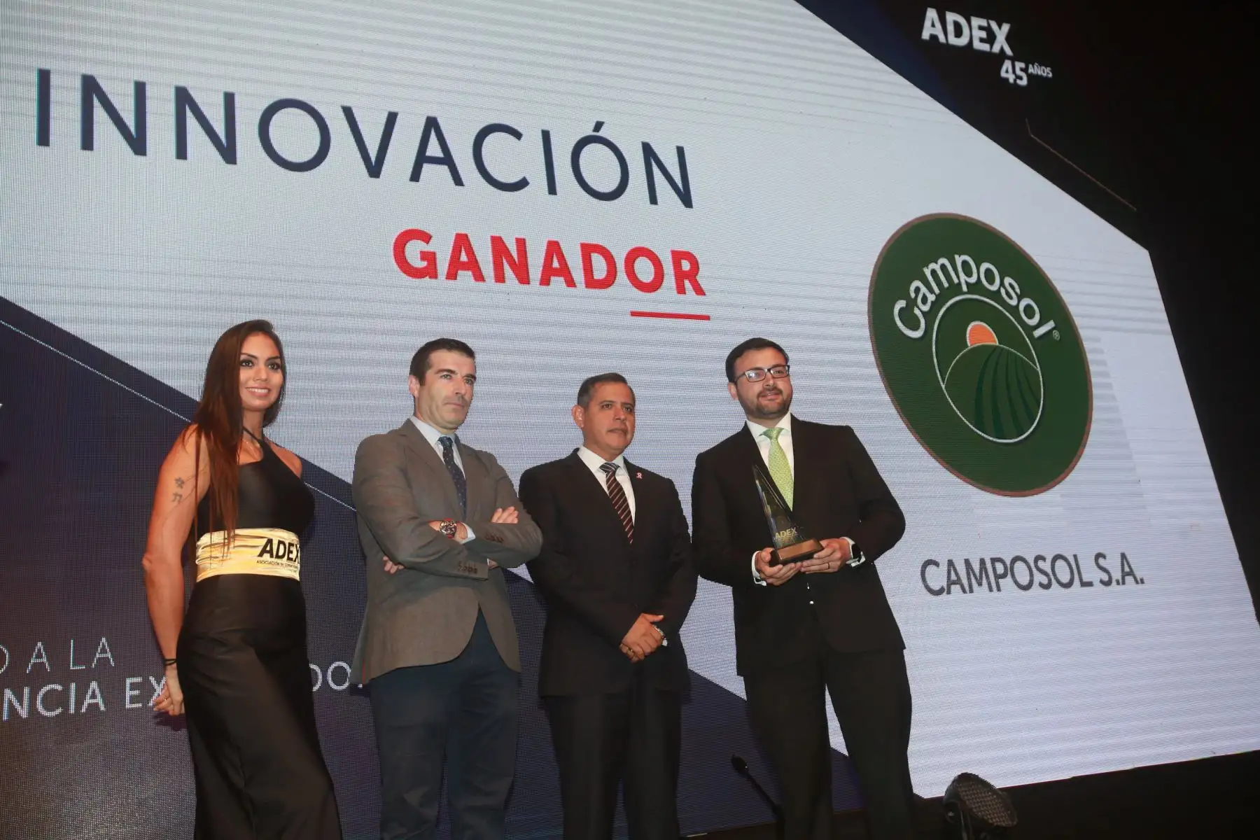Ceremonia de premiación a la Excelencia Exportadora por el 45 aniversario de Adex. Foto: ANDINA/Jhony Laurente.