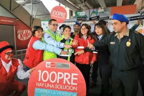 Ministerio de la Mujer y el Metro de Lima se unen para prevenir acoso sexual. Foto: ANDINA/Difusión.