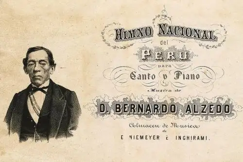 Afiche con la imagen de José Bernando Alcedo Foto:ANDINA/Difusión