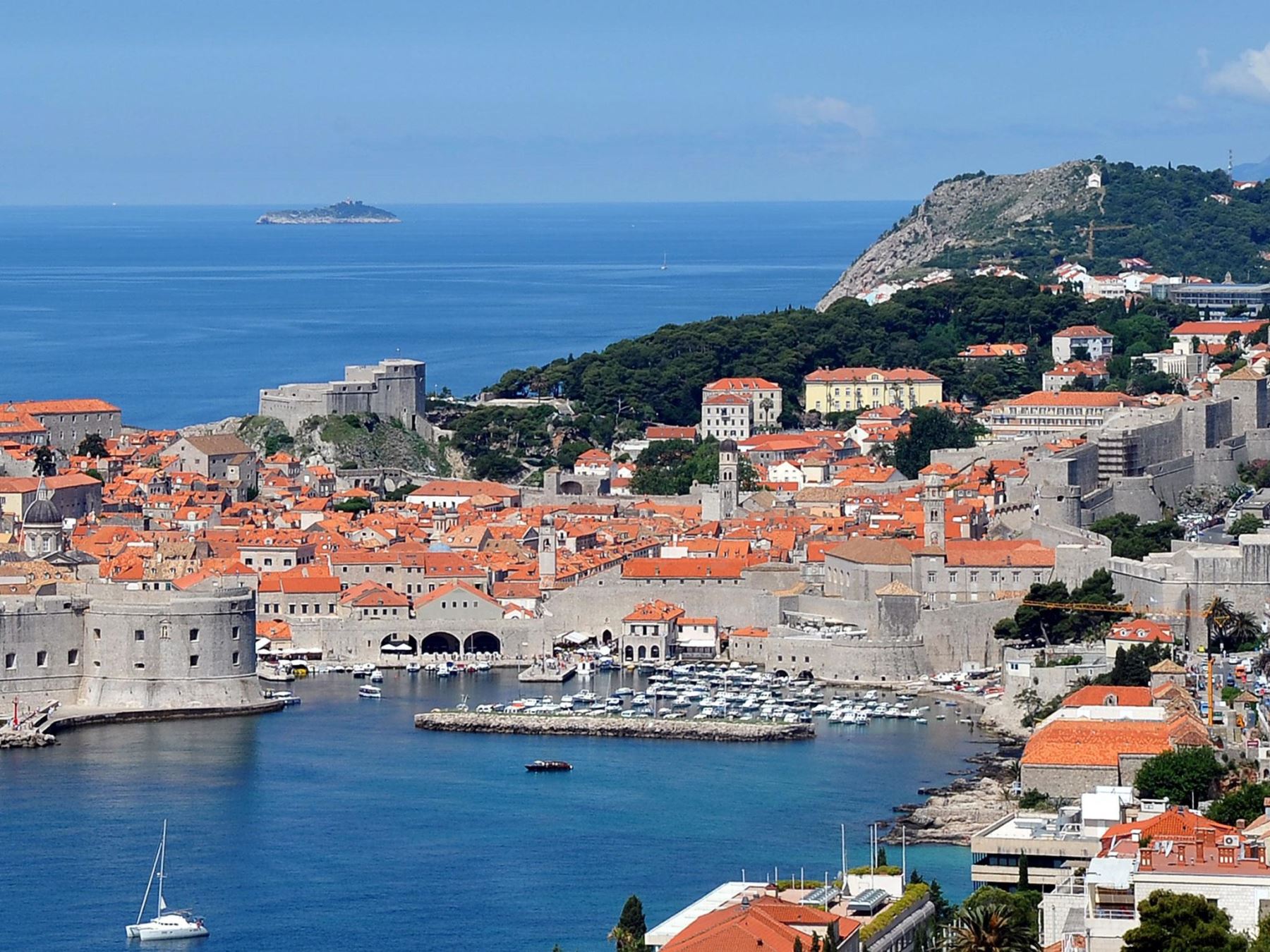 La ciudad medieval de Dubrovnik, uno de los atractivos turísticos de Croacia. Foto: AFP.