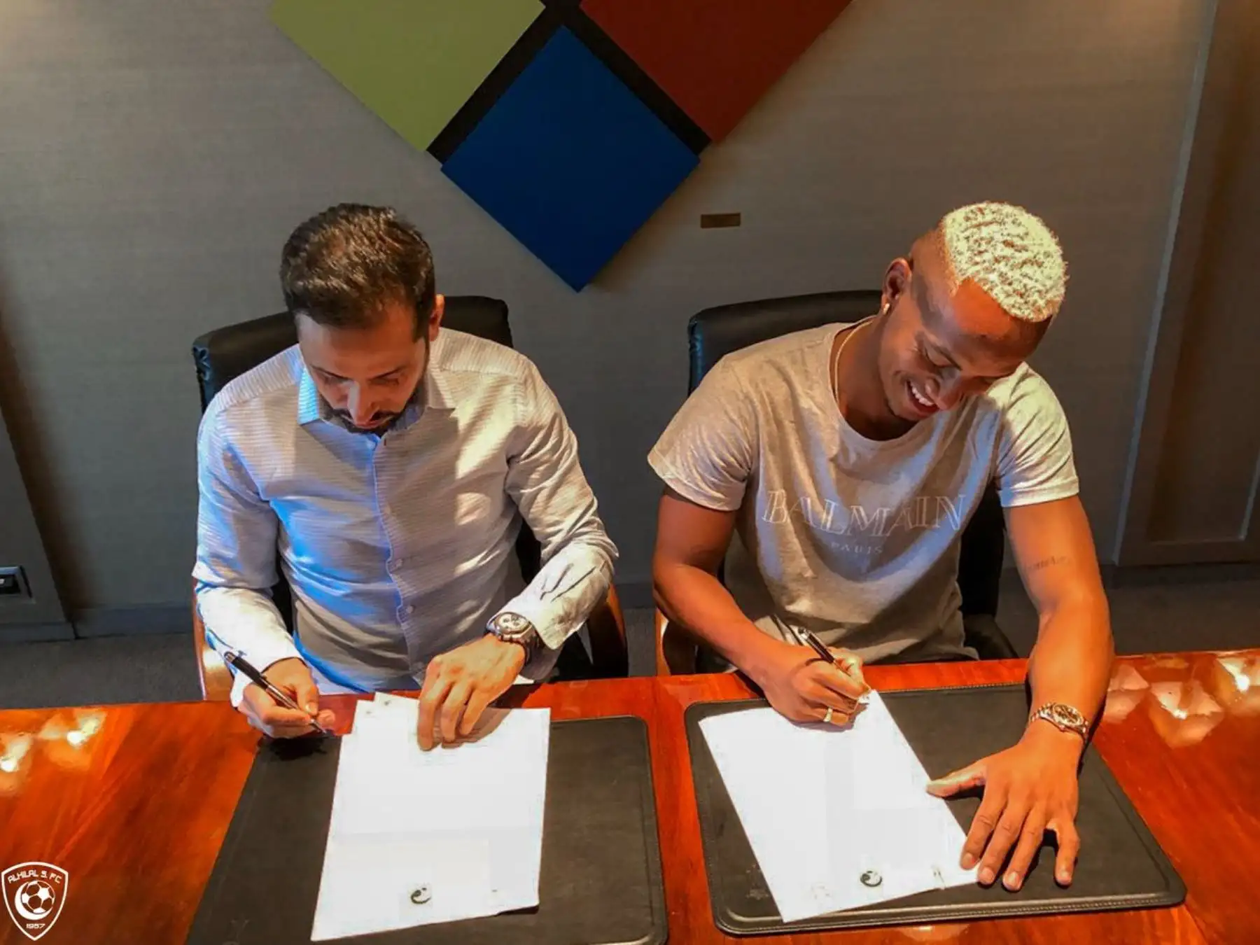 Es oficial André Carrillo firmo contrato con el Al-Hilal de Arabia Saudita, y hoy el club hizo oficial el fichaje del peruano . Foto/ Al-Hilal