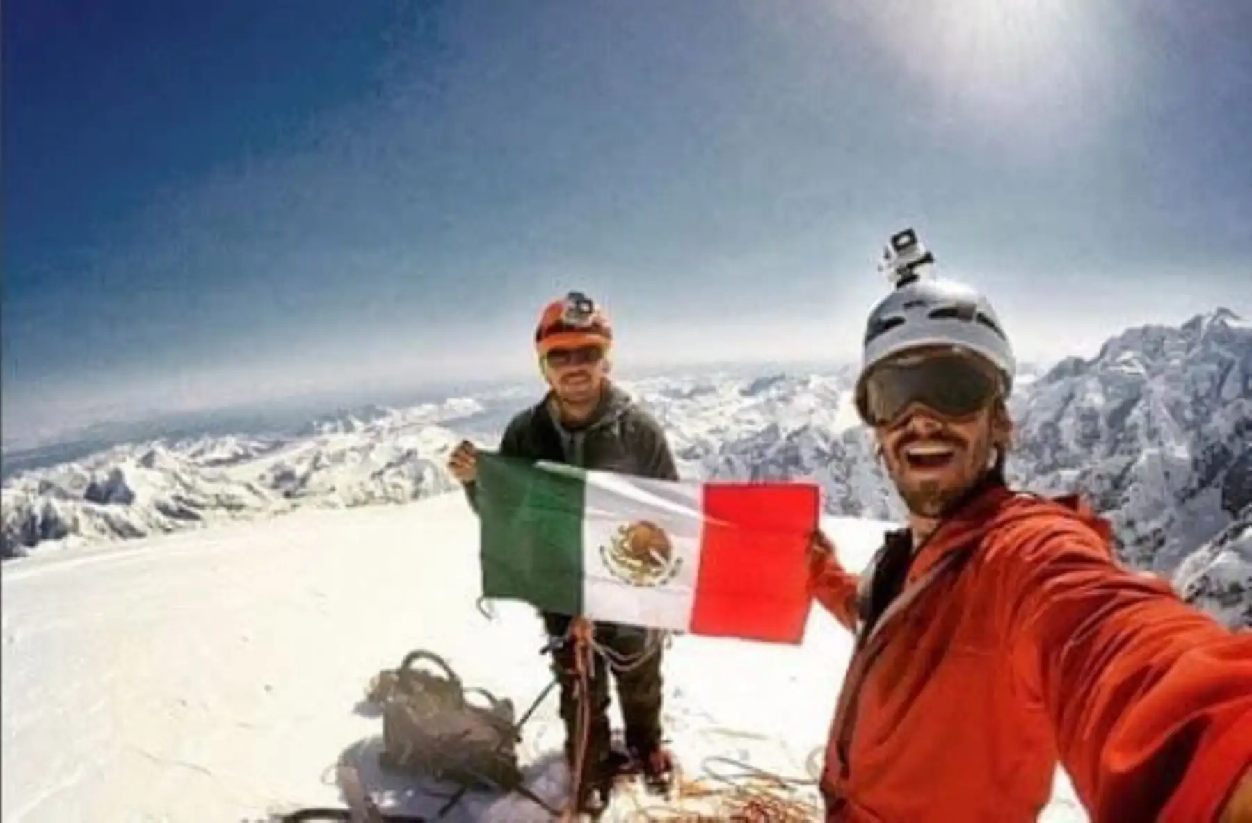 Montañistas mexicanos, Daniel Araiza y Enrique Gonzalez mueren en el nevado Artesonraju, en Áncash. Foto: Daniel Araiza/Facebook