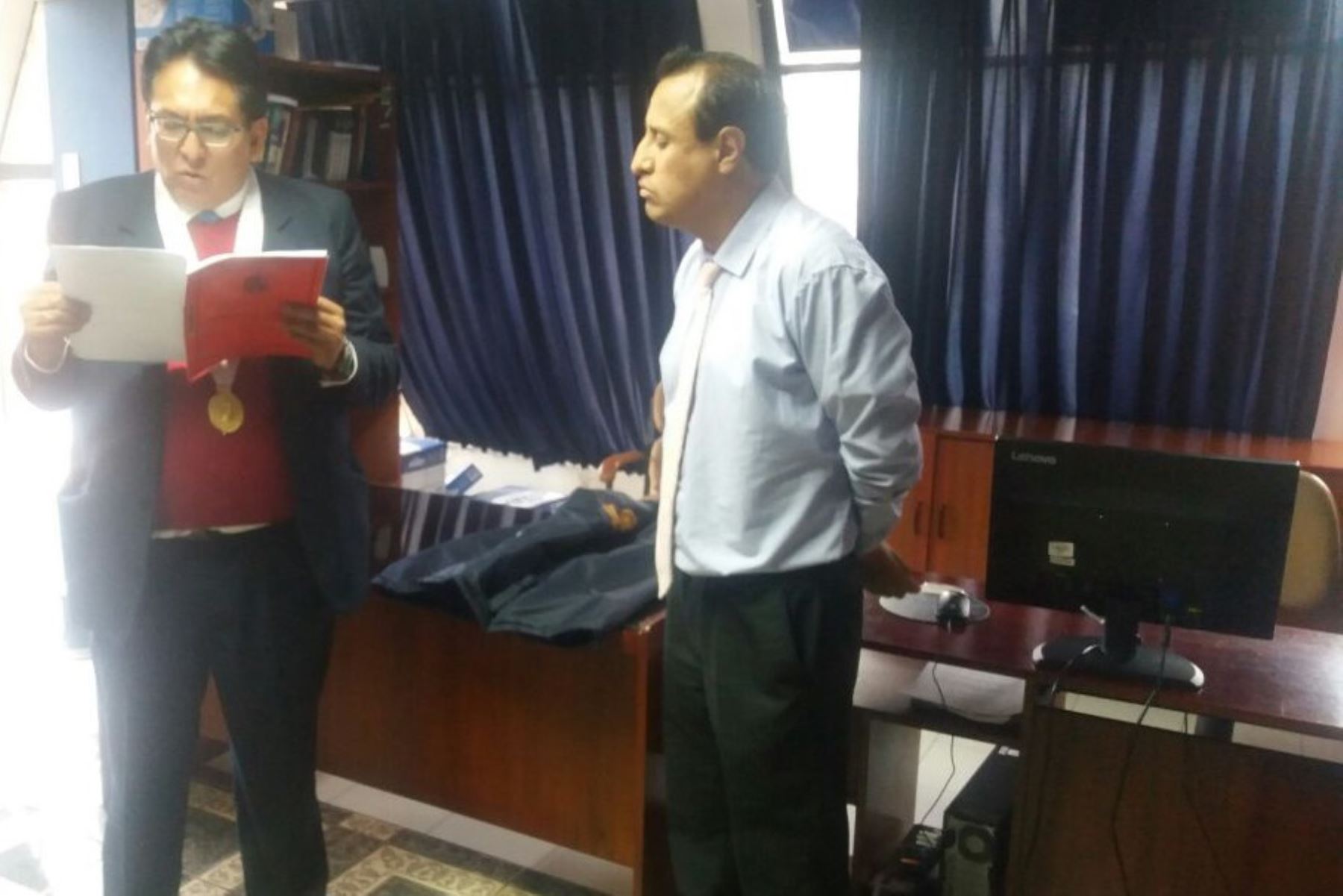 Fiscal de Quispicanchi, acusado de recibir soborno, se encuentra recluido en carceleta de Cusco. ANDINA