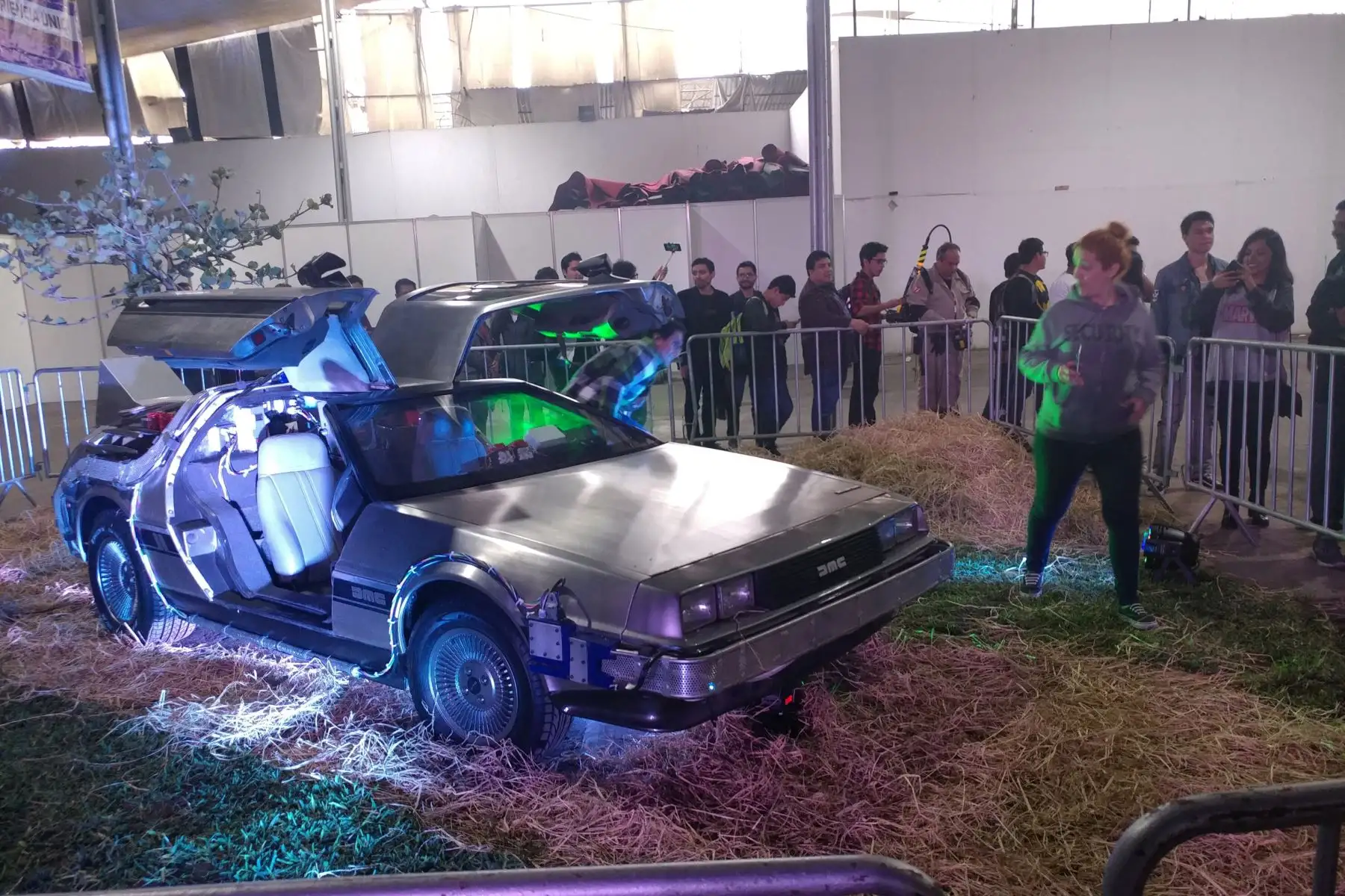 Réplicas de auto de la película de volver al futuro , se verán en el Comic Con Lima 2018. Foto: ANDINA/Cortesia