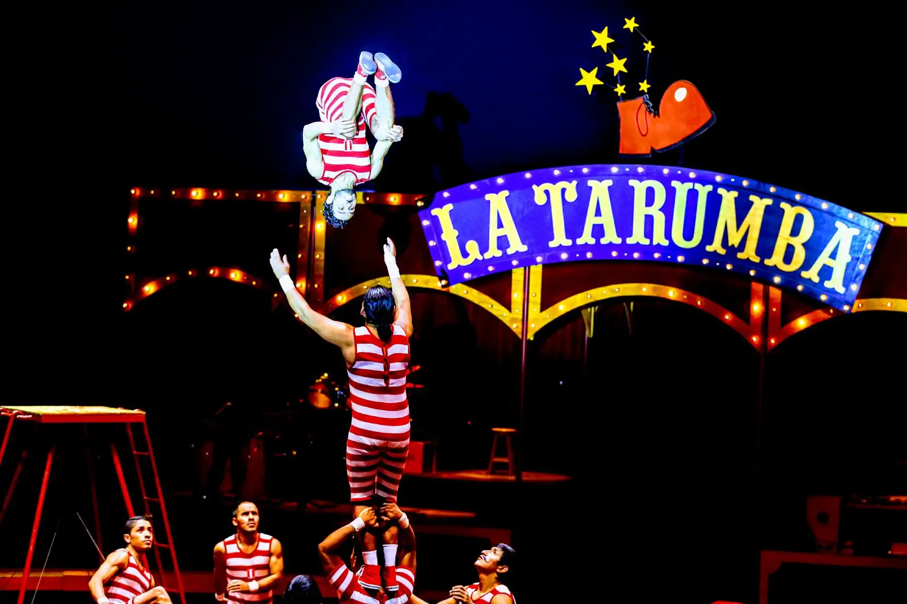 Ensayos de la Tarumba para número especial por Fiestas Patrias. Foto: ANDINA/Luis Iparraguirre