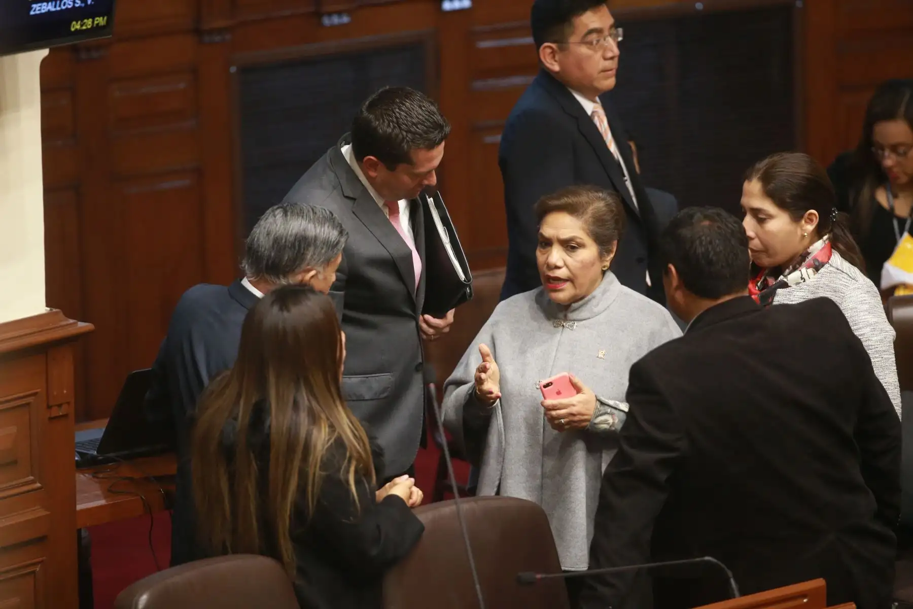 Pleno del Congreso de la República debate la remoción 
 de los consejeros del CNM. Foto: ANDINA/Jhony Laurente