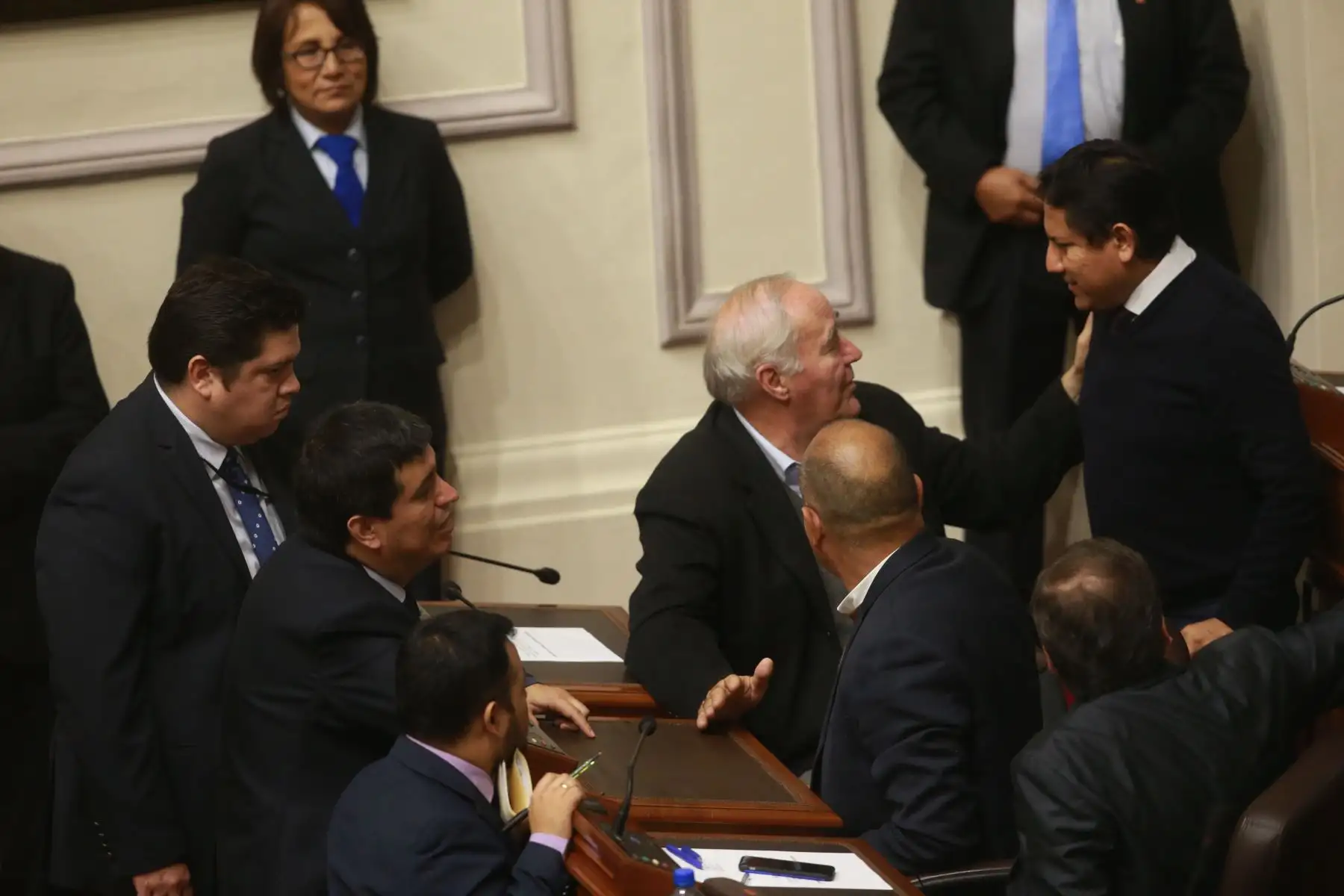 Pleno del Congreso de la República debate la remoción 
 de los consejeros del CNM. Foto: ANDINA/Jhony Laurente