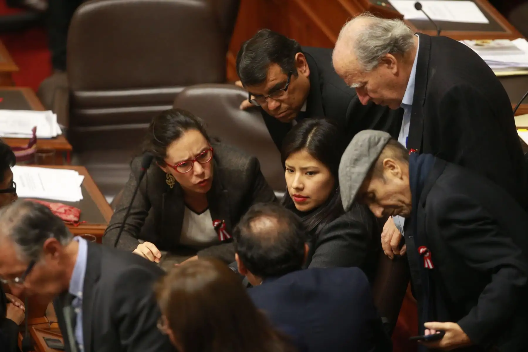 Pleno del Congreso de la República debate la remoción 
 de los consejeros del CNM. Foto: ANDINA/Jhony Laurente