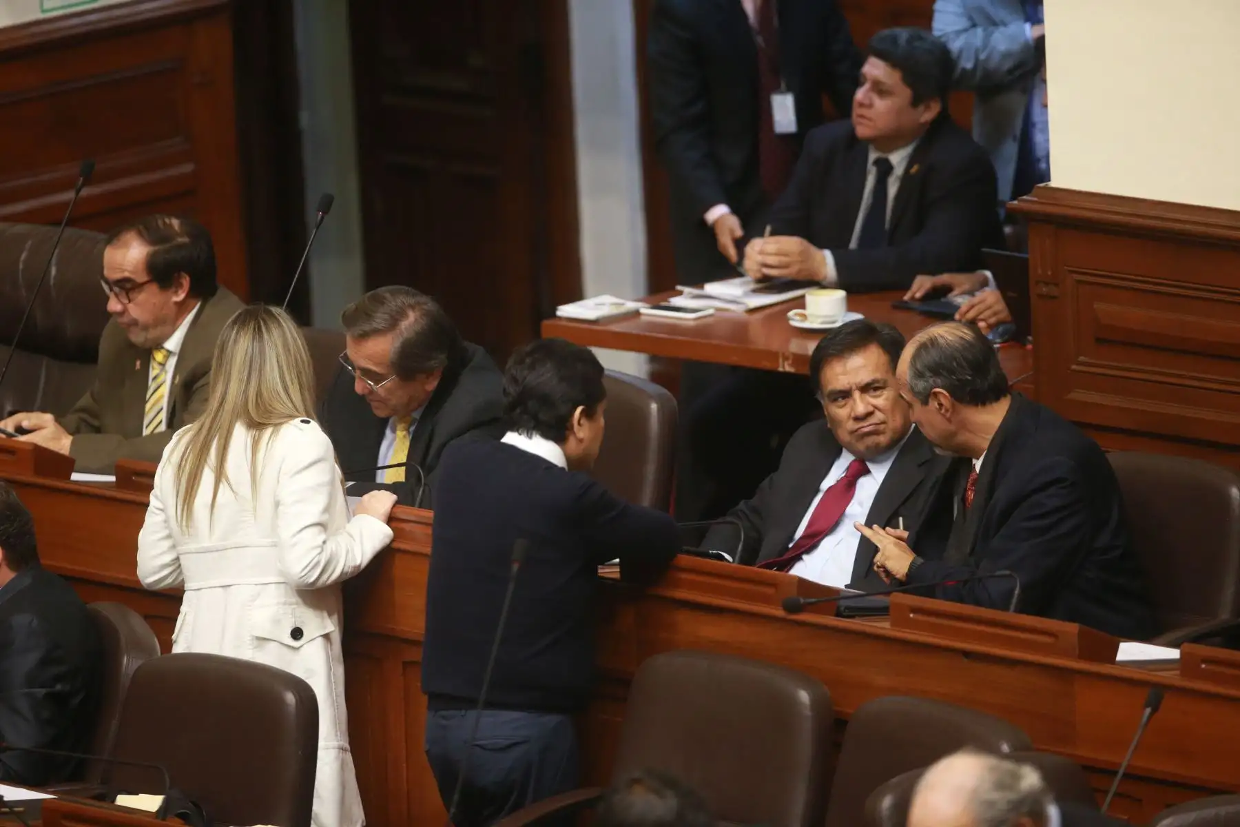 Pleno del Congreso de la República debate la remoción 
 de los consejeros del CNM. Foto: ANDINA/Jhony Laurente
