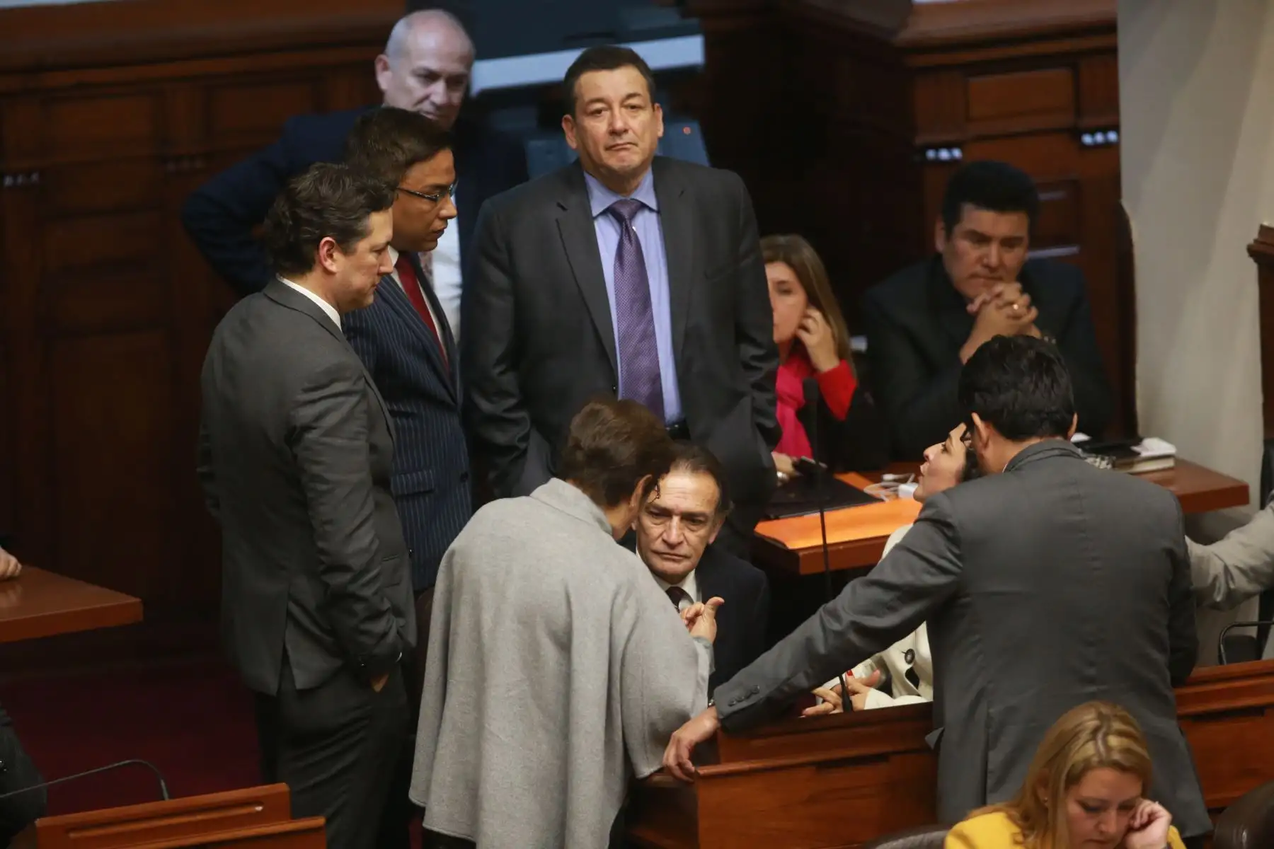 Pleno del Congreso de la República debate la remoción 
 de los consejeros del CNM. Foto: ANDINA/Jhony Laurente