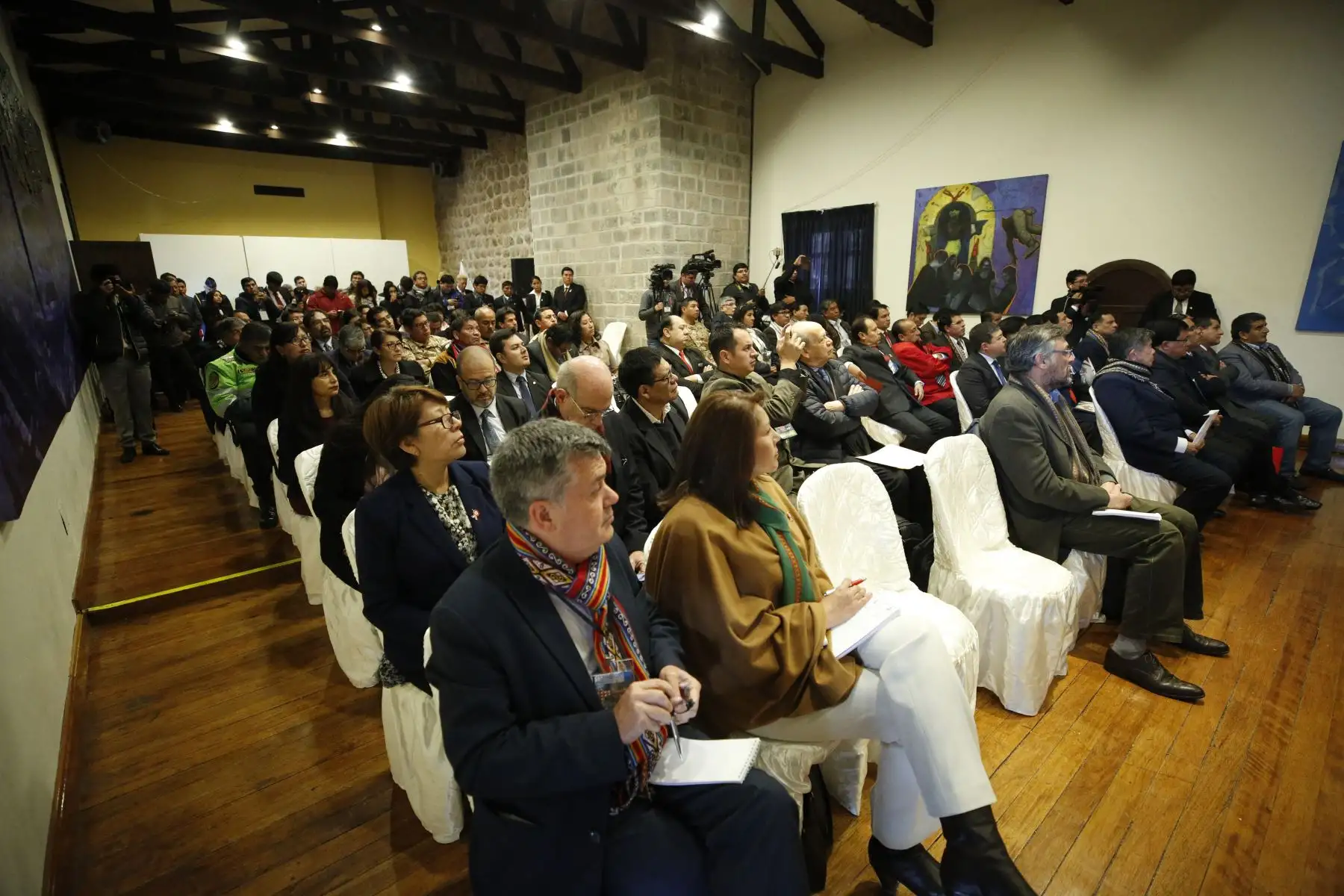 La vicepresidenta de la República, Mercedes Aráoz participó en la II Cumbre de la Descentralización, Cusco 2018.Foto:ANDINA/ PCM