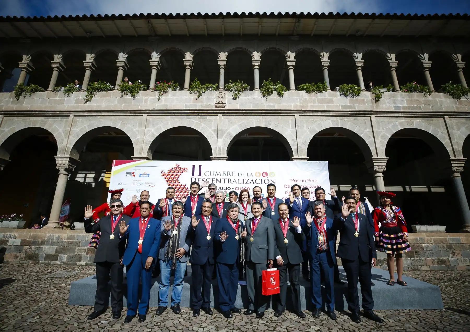 La vicepresidenta de la República, Mercedes Aráoz participó en la II Cumbre de la Descentralización, Cusco 2018.Foto:ANDINA/ PCM