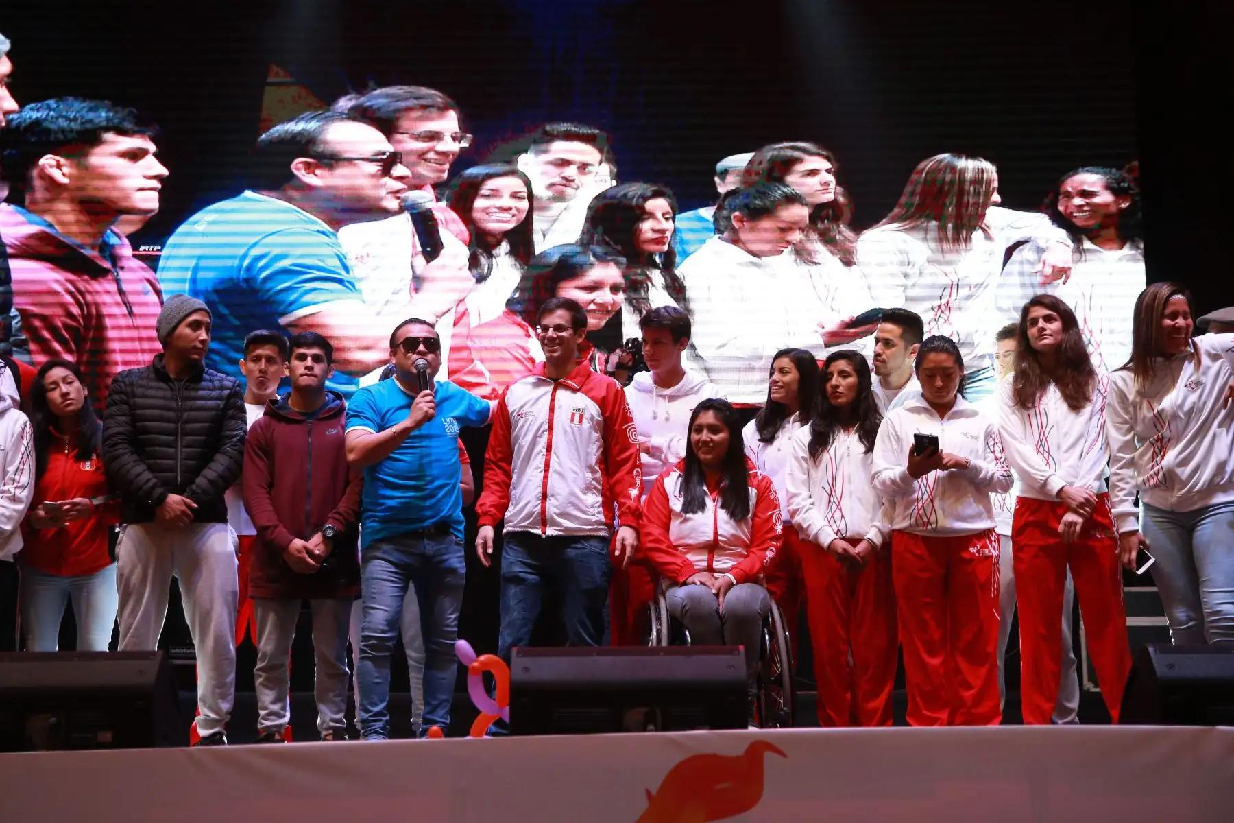 Ceremonia de encendido de reloj de los Juegos Panamericanos  de Lima 2019. Foto: ANDINA/Vidal Tarqui