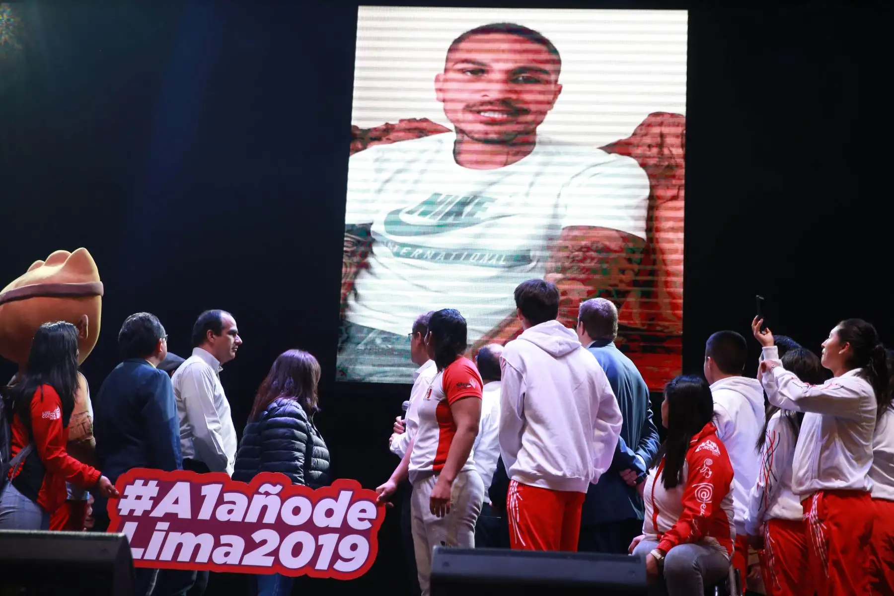 Ceremonia de encendido de reloj de los Juegos Panamericanos  de Lima 2019. Foto: ANDINA/Vidal Tarqui