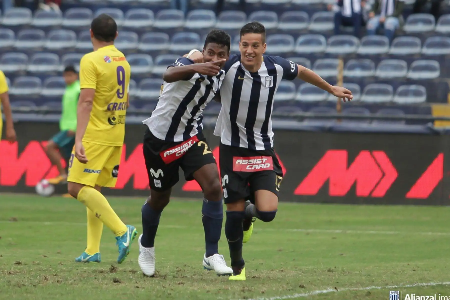Alianza Lima goleó 5-1 a Comerciantes Unidos y sigue como líder del Apertura.Foto:ANDINA/twiter Alianza Lima