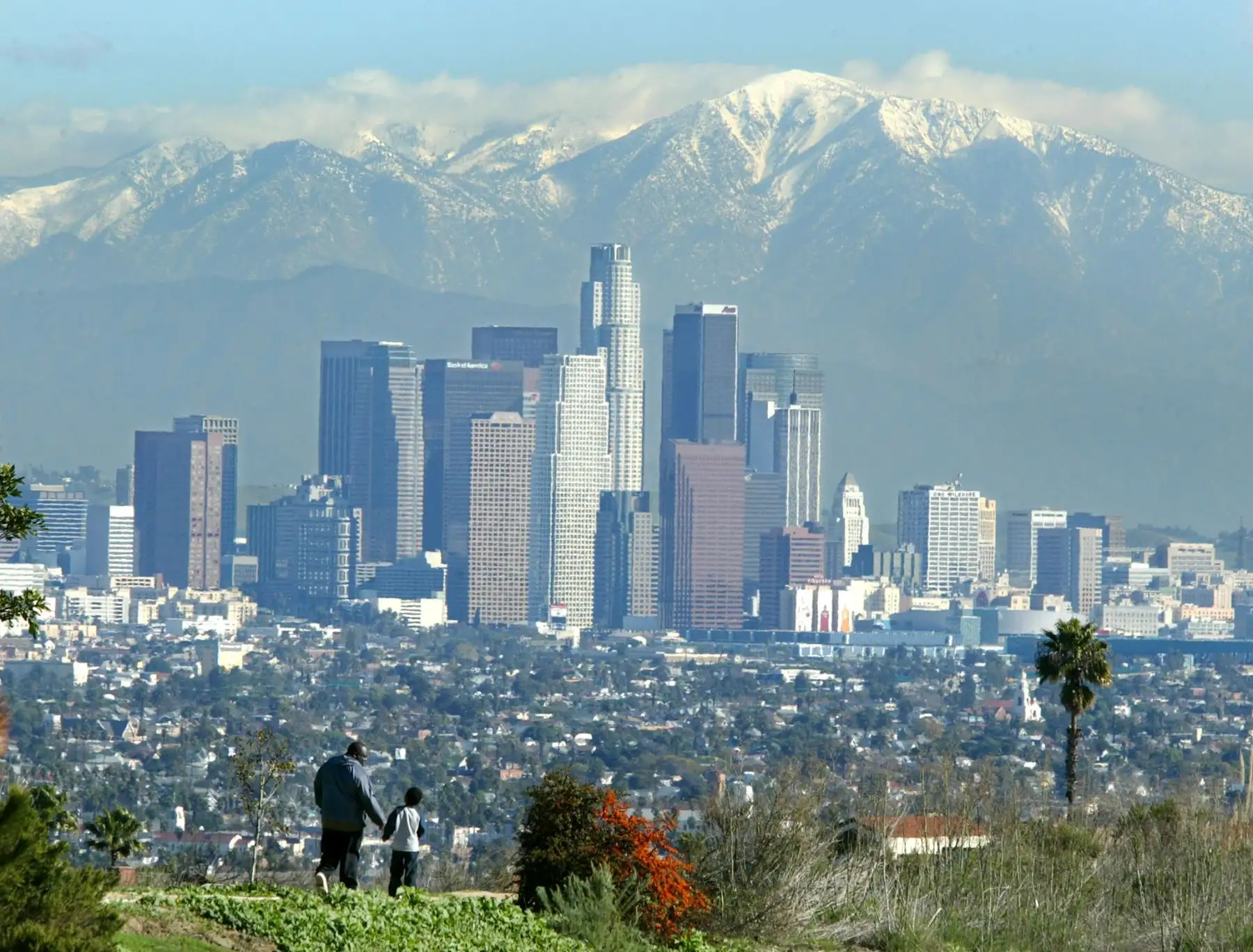 Los Angeles, con una población de 13 millones de habitantes es la ciudad más poblada del estado de California, en el oeste de Estados Unidos. En el mundo, es la quinta ciudad con mayor huella de carbono. AFP