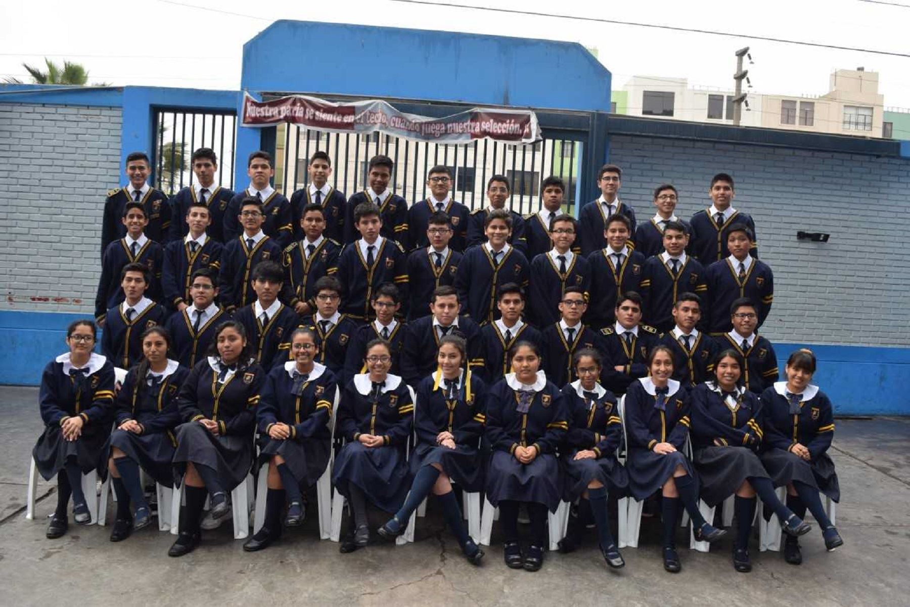 Alumnos del colegio Juan Pablo Peregrino de Carabayllo Foto: Difusión