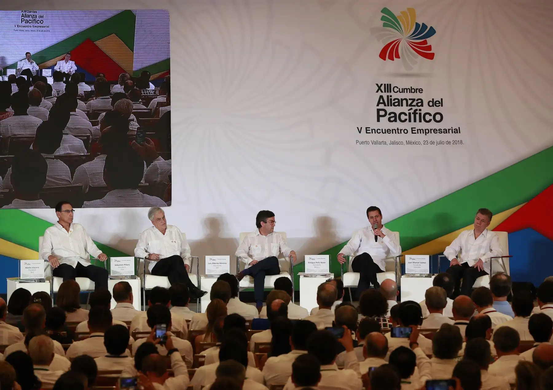 XIII Cumbre de la Alianza del Pacífico se desarrolla en México.