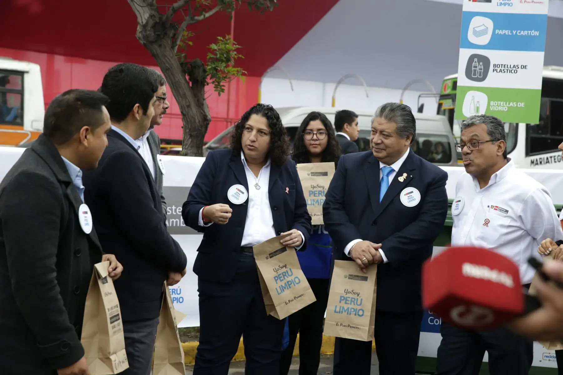 Ministra del Ambiente, Fabiola Muñoz, presenta campaña Perú limpio por Fiestas Patrias. Foto: ANDINA/Melina Mejía