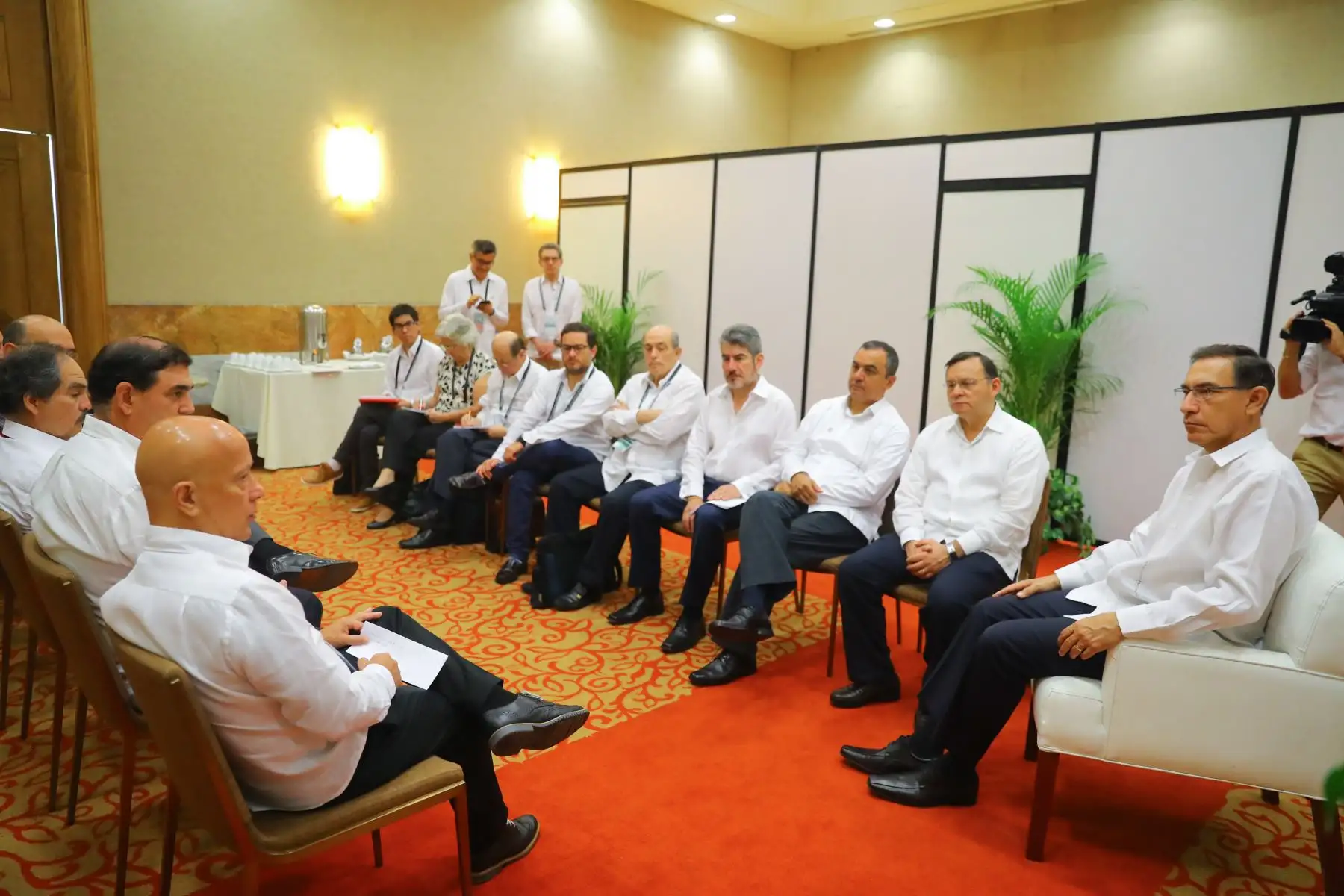Presidente Vizcarra se reúne con representantes del Capítulo Perú del Consejo Empresarial de la Alianza del Pacífico. Foto: ANDINA/Prensa Presidencia