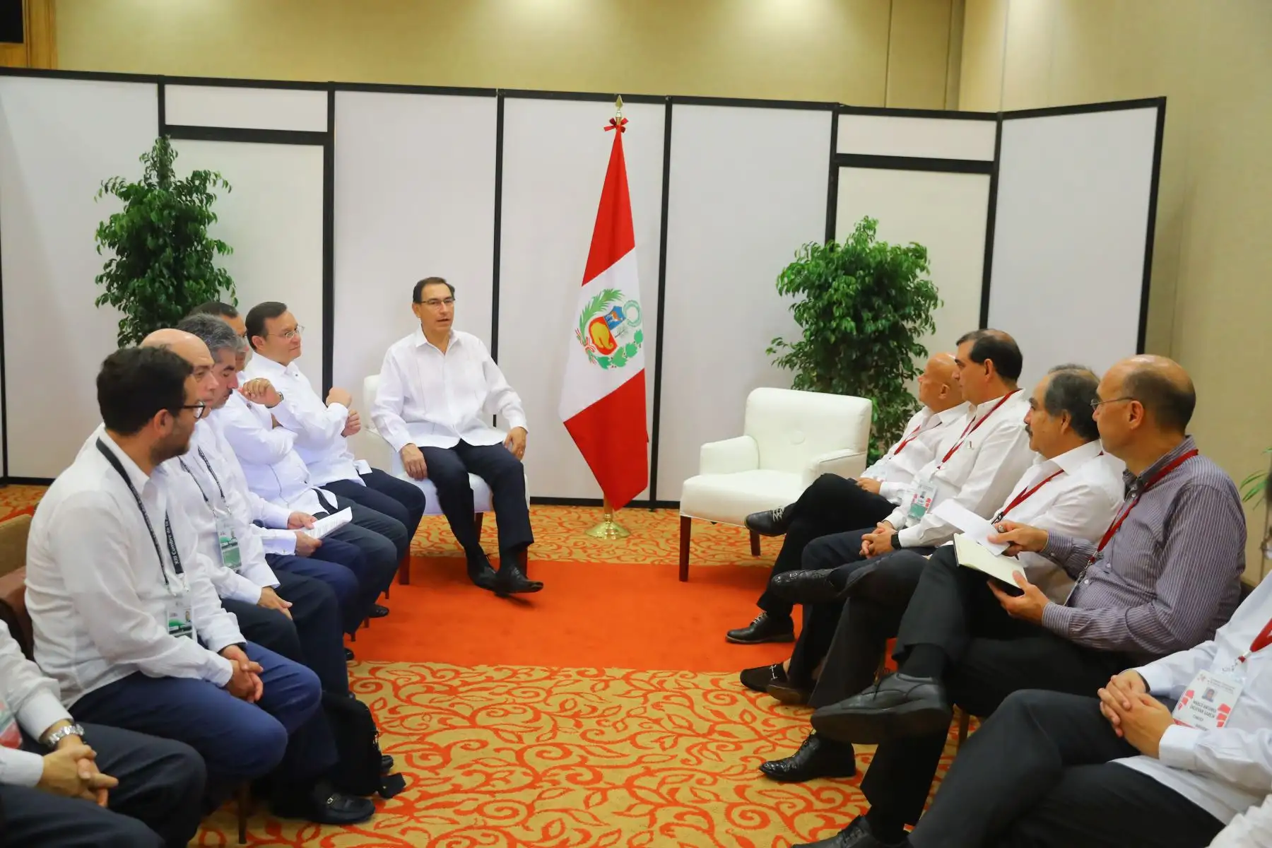 Presidente Martín Vizcarra se reúne con representantes del Capítulo Perú del Consejo Empresarial de la Alianza del Pacífico. Foto: ANDINA/Prensa Presidencia