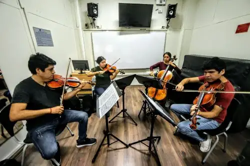 El futuro musical para los egresados es promisorio en todos los casos, indica directora de la UNM. Foto: ANDINA/Luis Iparraguirre.