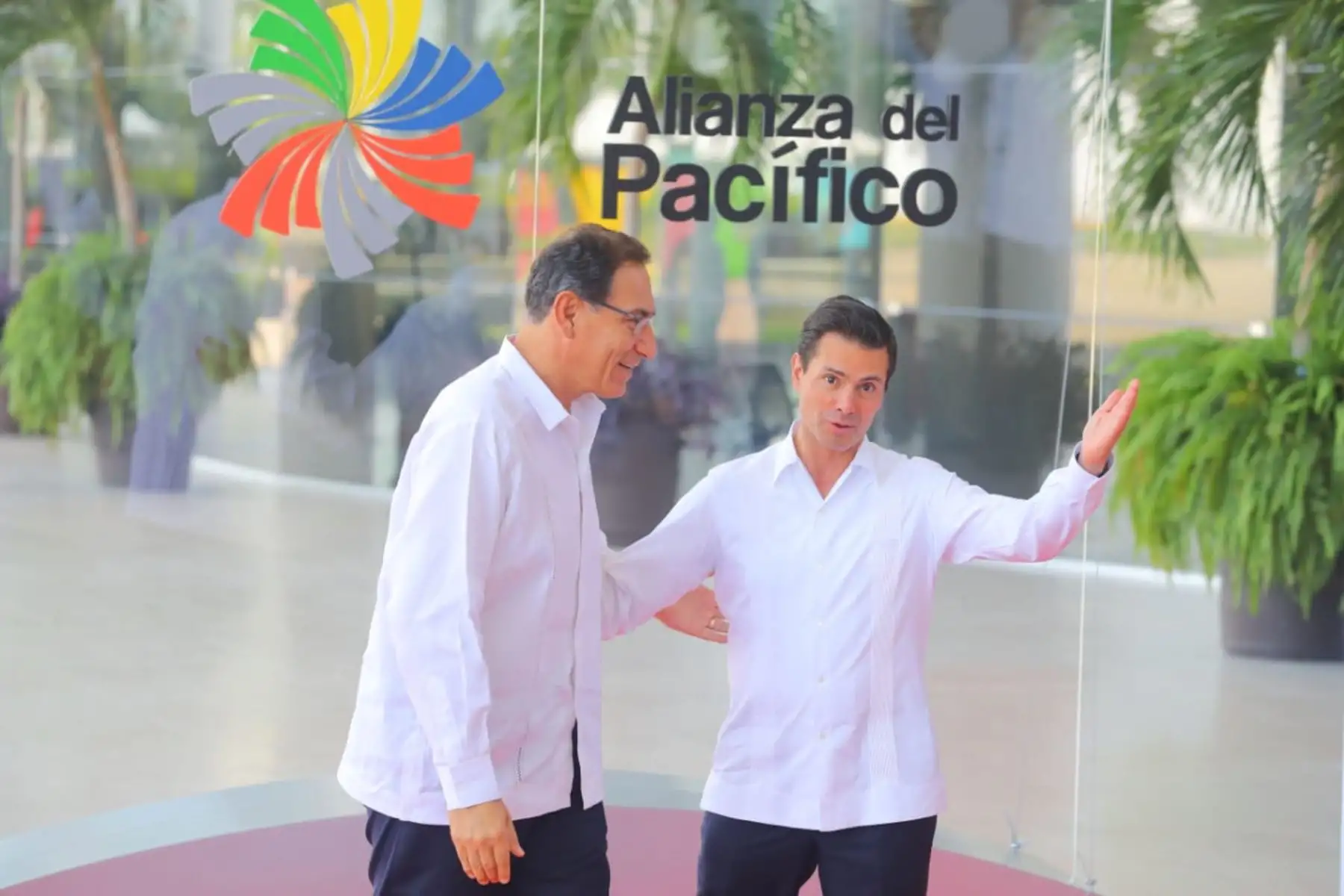 El Jefe del Estado, Martín Vizcarra, se reúne con su homólogo mexicano Enrique Peña Nieto en la cumbre de la Alianza del Pacífico.Foto: ANDINA/Prensa Presidencia