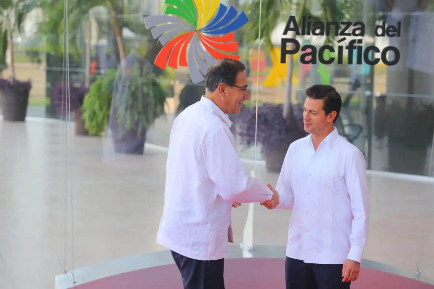 El Jefe del Estado, Martín Vizcarra, se reúne con su homólogo mexicano Enrique Peña Nieto en la cumbre de la Alianza del Pacífico.Foto: ANDINA/Prensa Presidencia