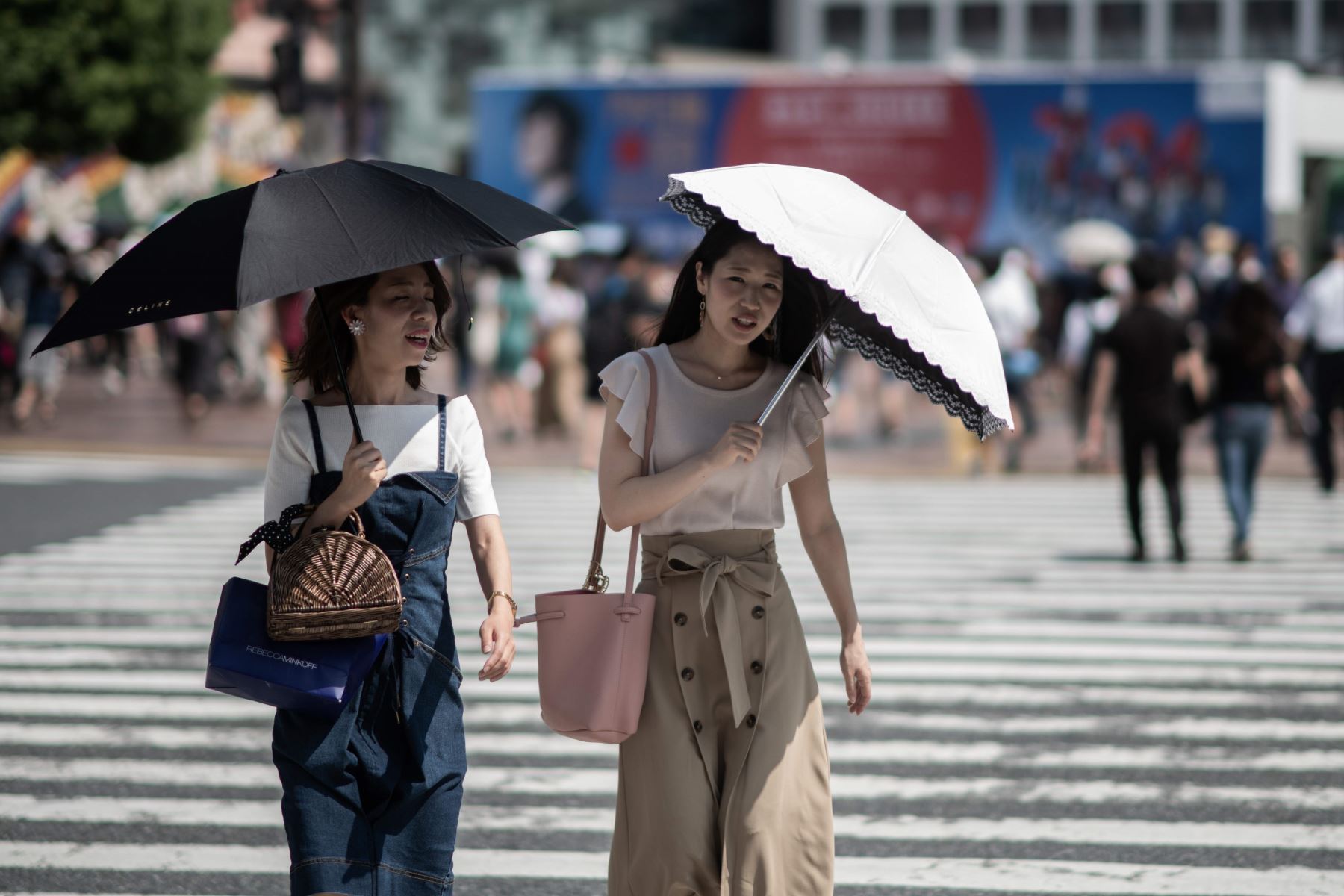 Ola de calor en Japón Foto: AFP