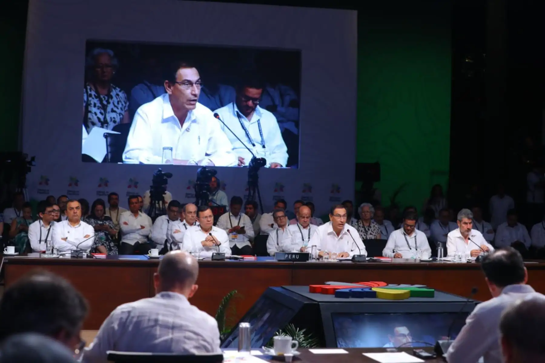 Jefe del Estado Martín Vizcarra, participa en la instalación de la XIII Cumbre de la Alianza del Pacífico.Foto:ANDINA/Presidencia