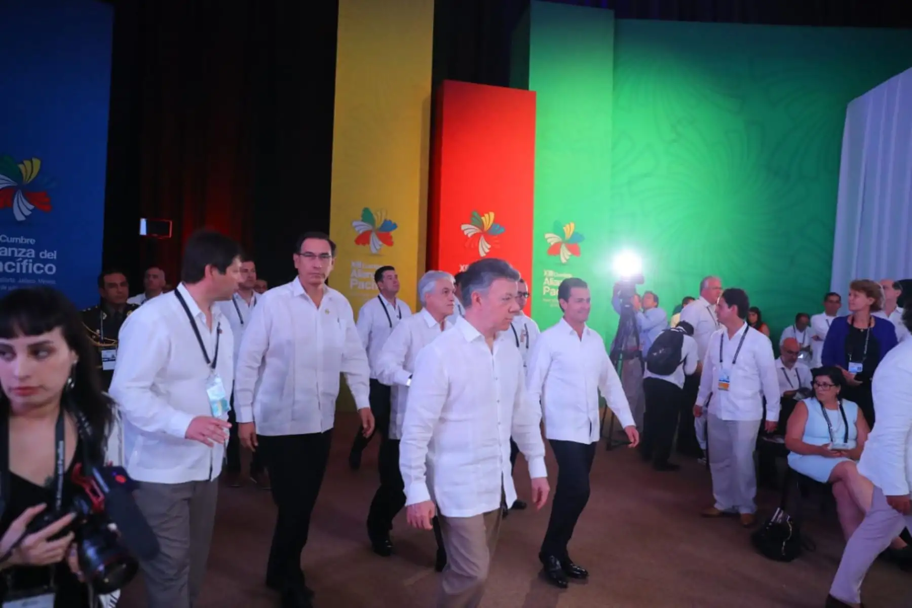 Jefe del Estado Martín Vizcarra, participa en la instalación de la XIII Cumbre de la Alianza del Pacífico.Foto:ANDINA/Presidencia