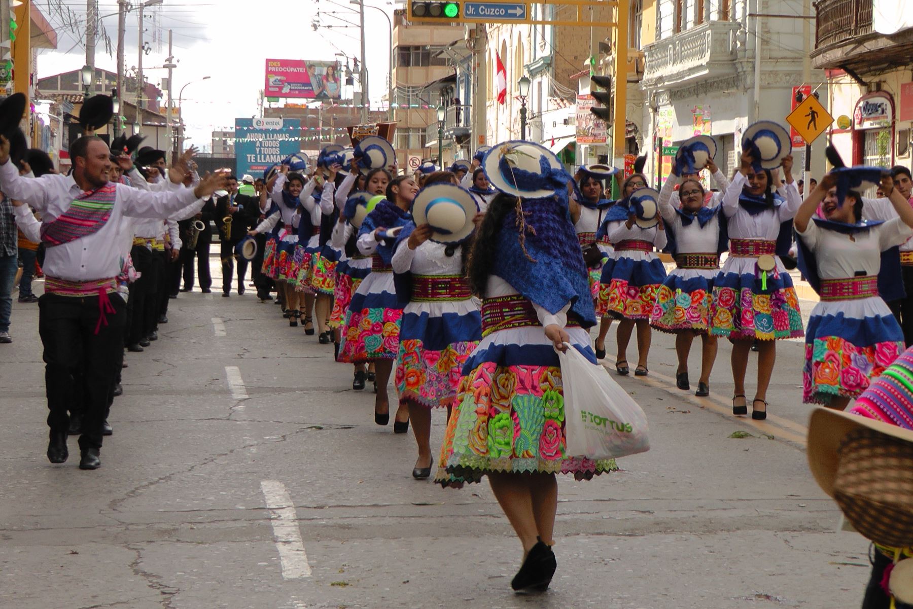 Desborde de alegría en Huancayo por fiesta de Santiago Huanca 2018. ANDINA/Pedro Tinoco
