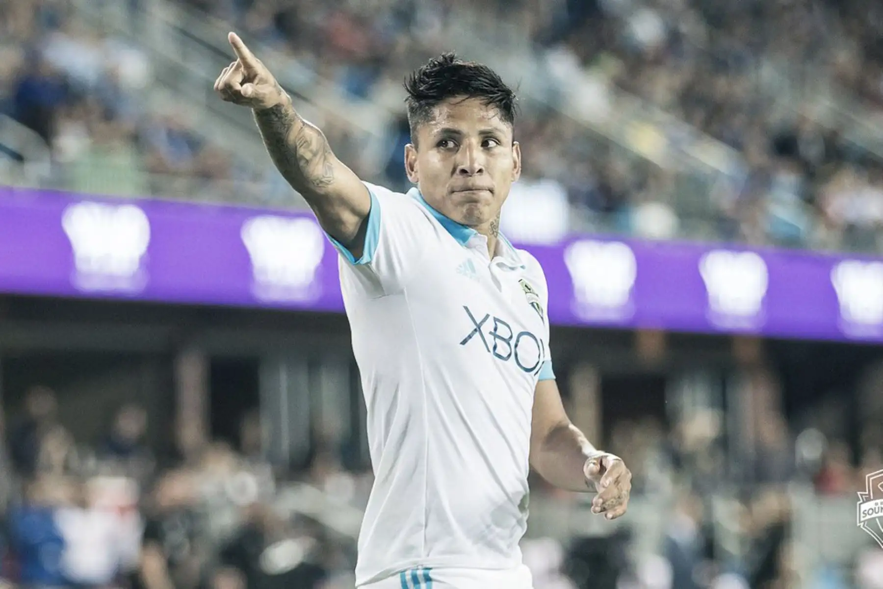 Raúl Ruidíaz marcó el 1-0 del  Seattle Sounders ante San José Earthquaakes en partido de la MLS.Foto: ANDINA/Seattle Sounders FC
‏