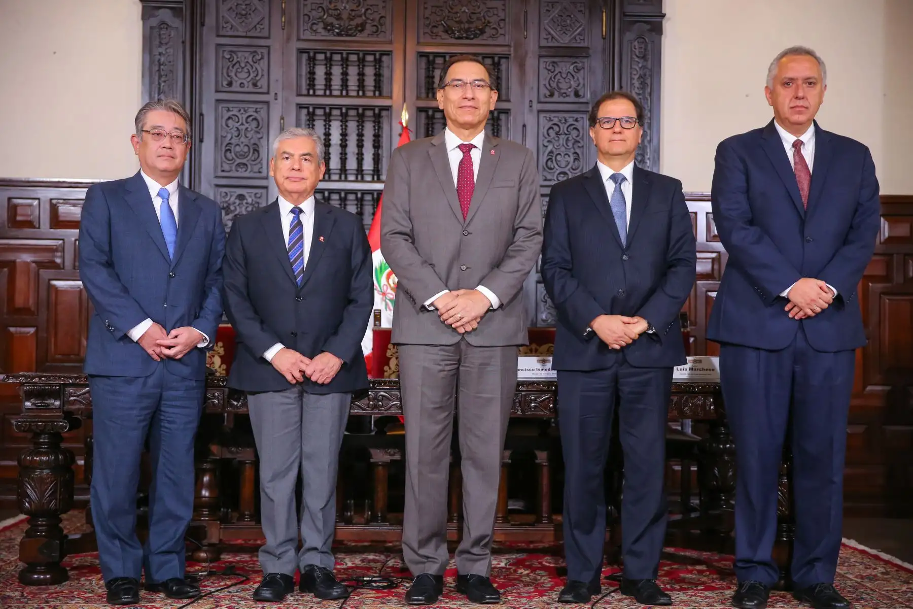 El presidente de la República, Martín Vizcarra, anunció hoy el inicio de la ejecución del megaproyecto minero Quellaveco para la producción de cobre en Moquegua, que estará a cargo de consorcio Anglo American - Mitsubishi, y dinamizará la economía del país.Foto: ANDINA/Prensa Presidencia