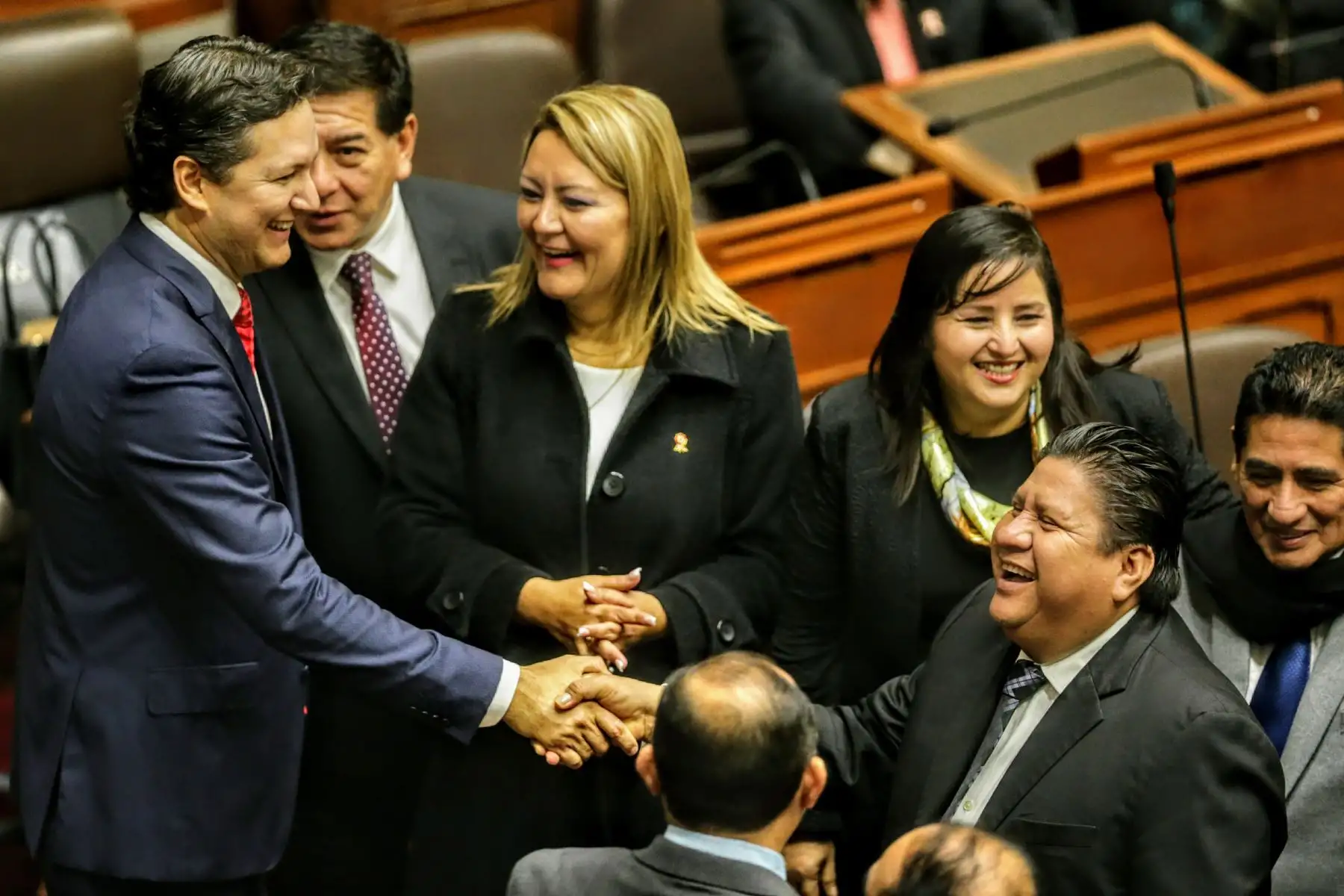 Sesión del Congreso de la República para la elección de la mesa directiva para el periodo anual de sesiones 2018-2019. Foto: ANDINA/Luis Iparraguirre