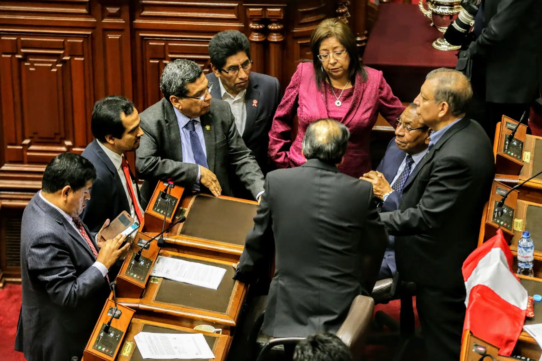 Sesión del Congreso de la República para la elección de la mesa directiva para el periodo anual de sesiones 2018-2019. Foto: ANDINA/Luis Iparraguirre