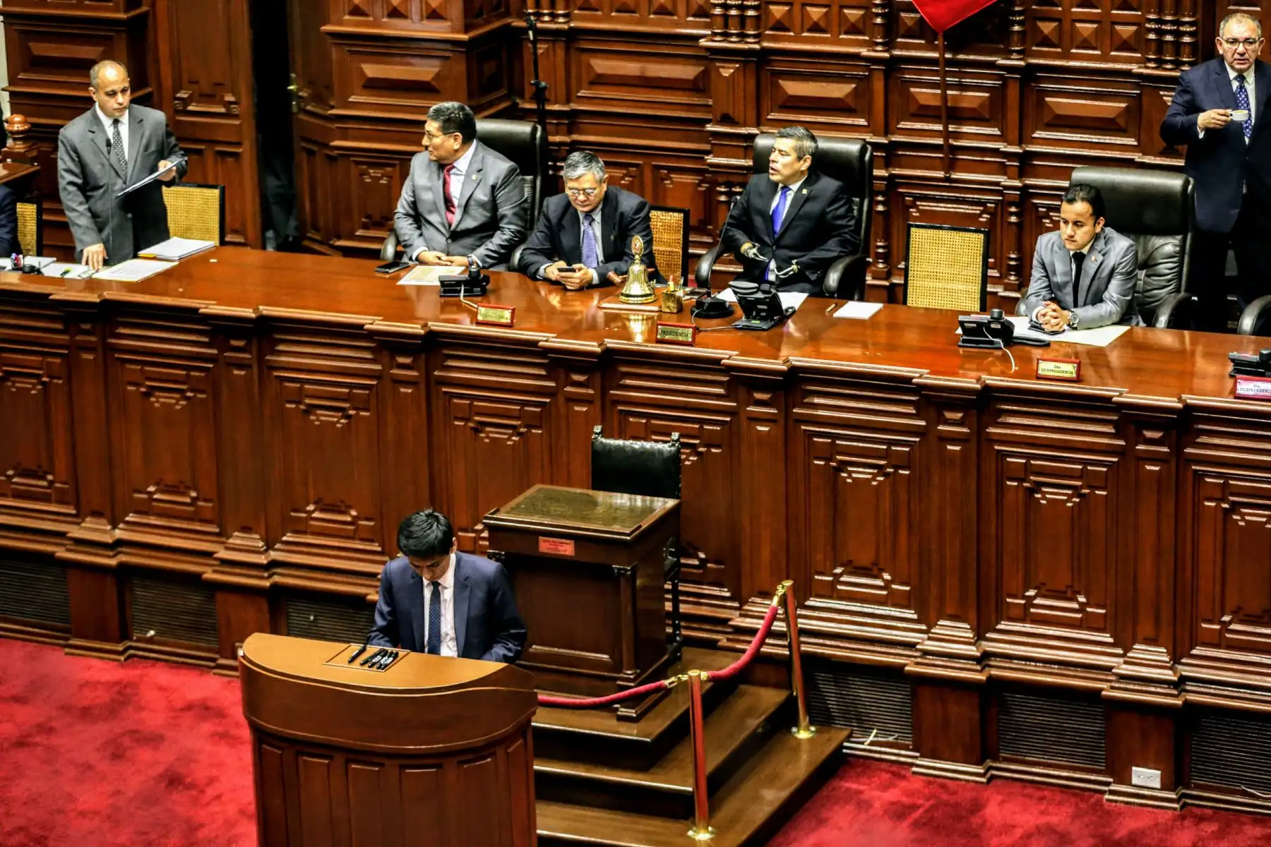 Sesión del Congreso de la República para la elección de la mesa directiva para el periodo anual de sesiones 2018-2019. Foto: ANDINA/Luis Iparraguirre
