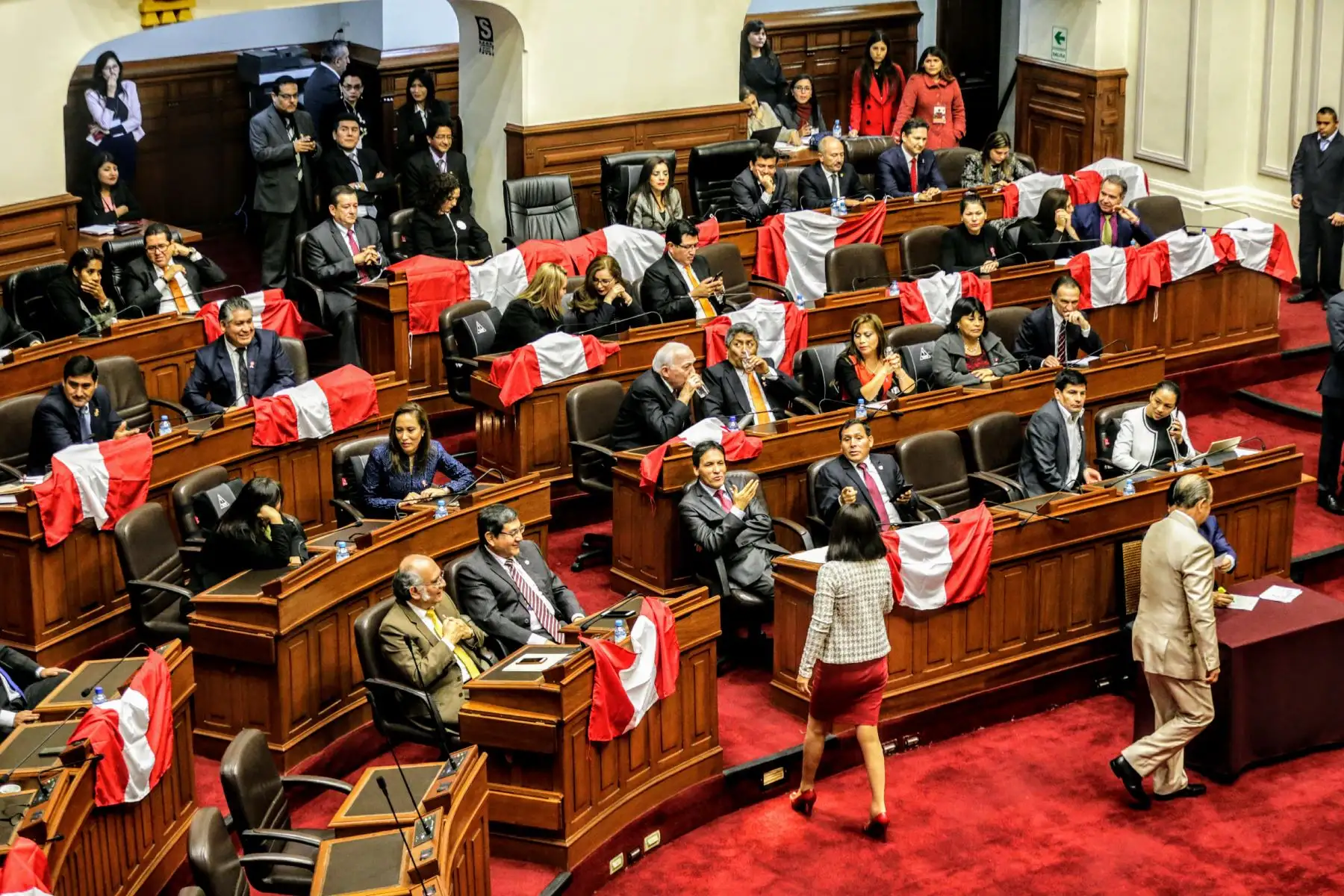 Sesión del Congreso de la República para la elección de la mesa directiva para el periodo anual de sesiones 2018-2019. Foto: ANDINA/Luis Iparraguirre